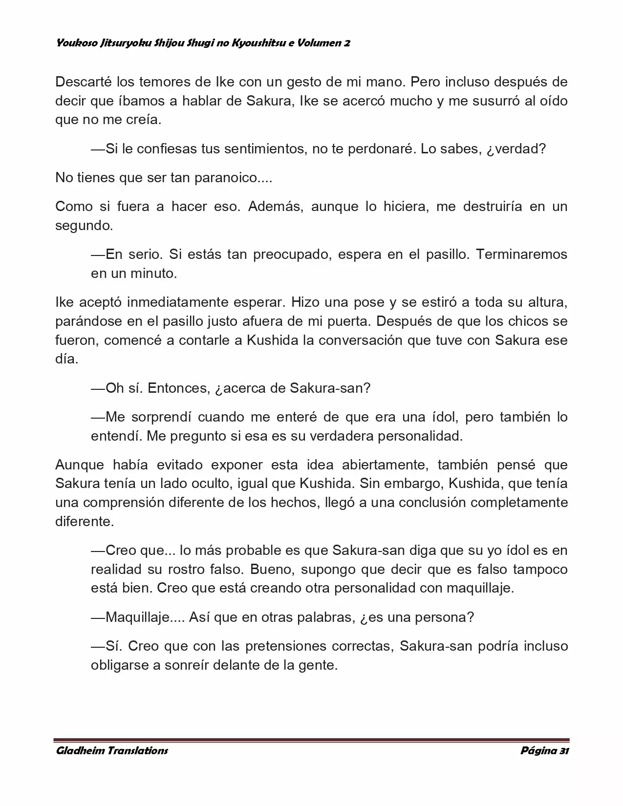 Página 31 del Manga