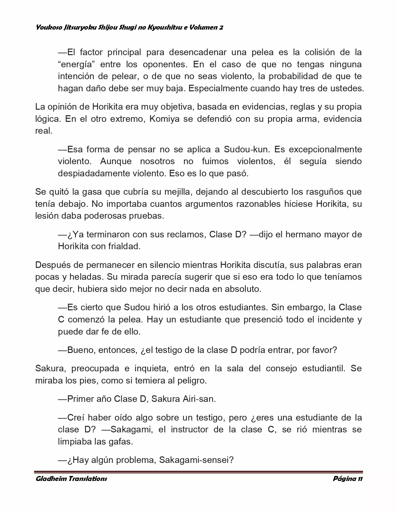 Página 11 del Manga