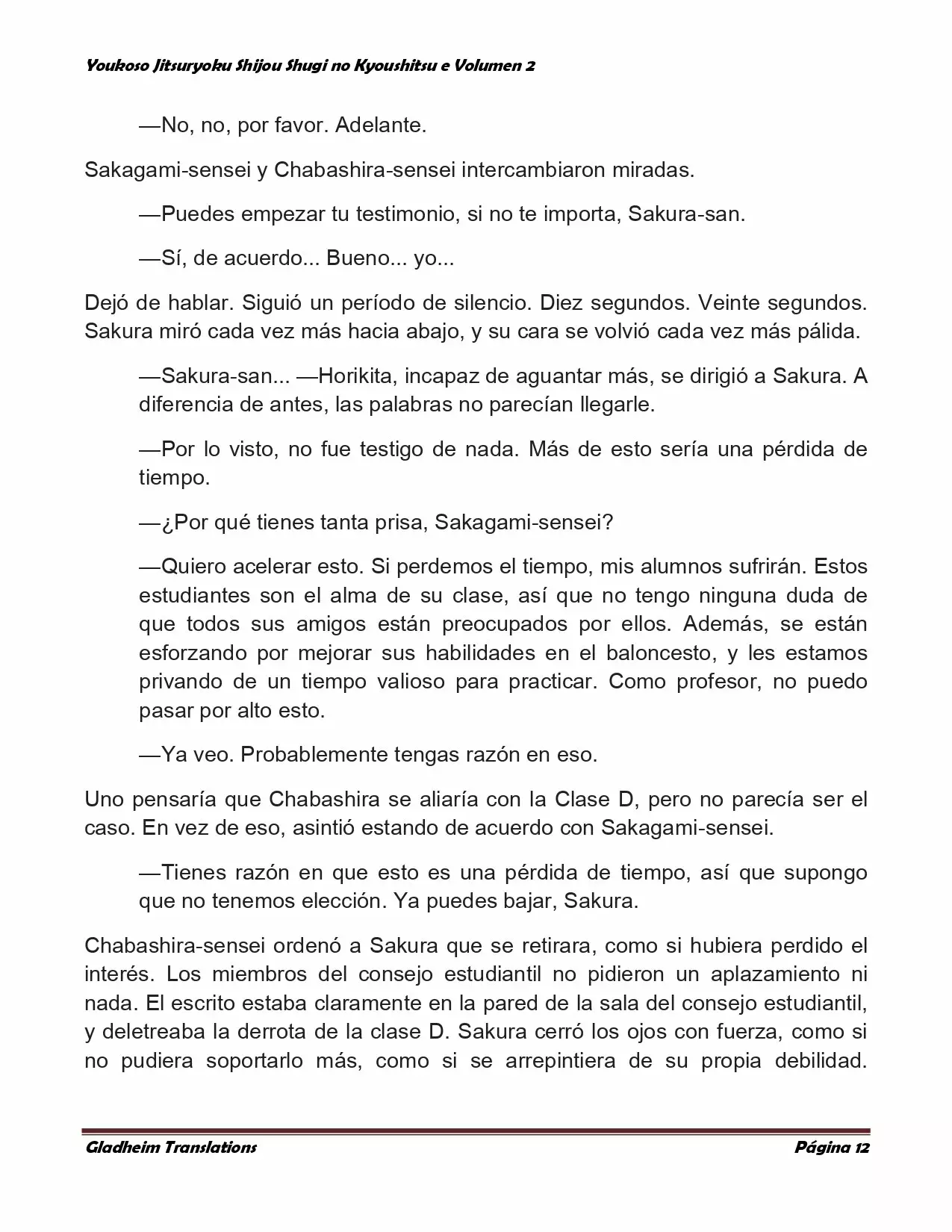 Página 12 del Manga