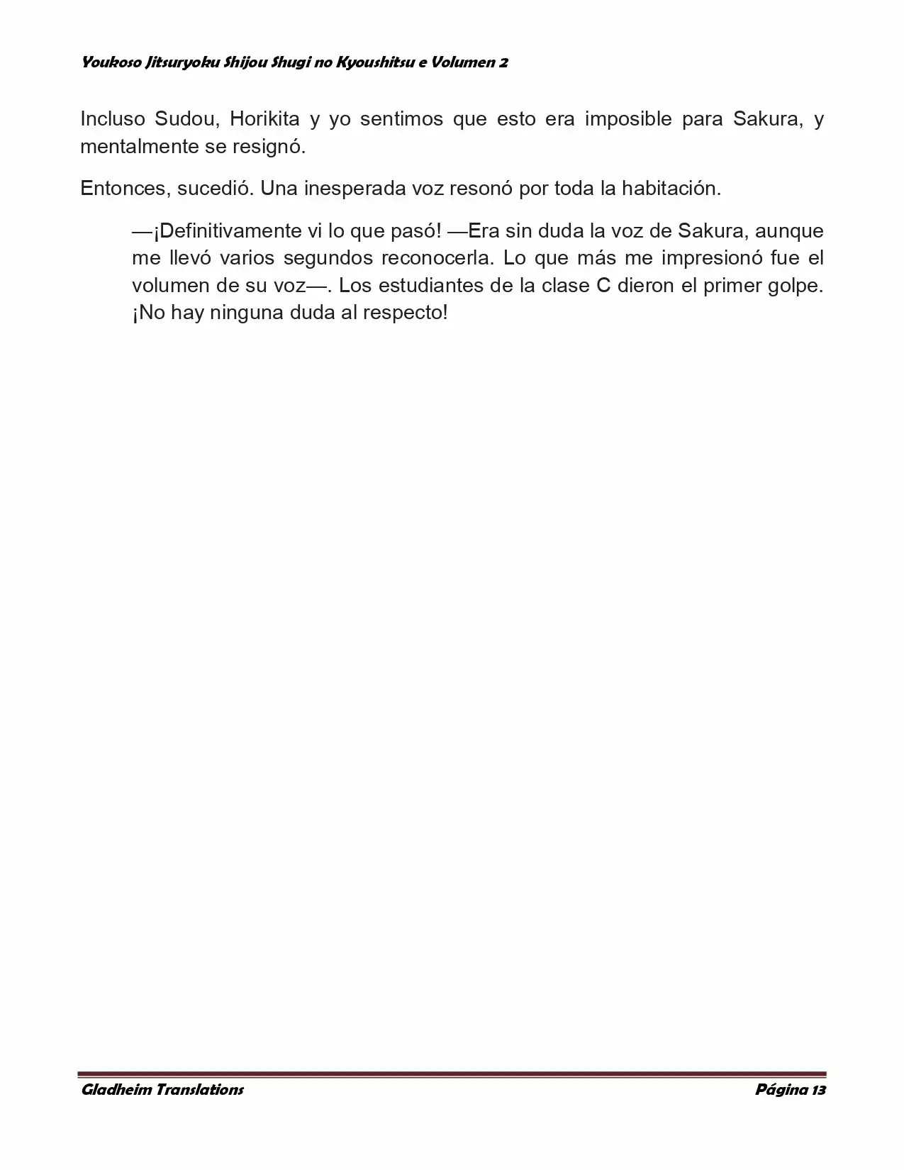 Página 13 del Manga