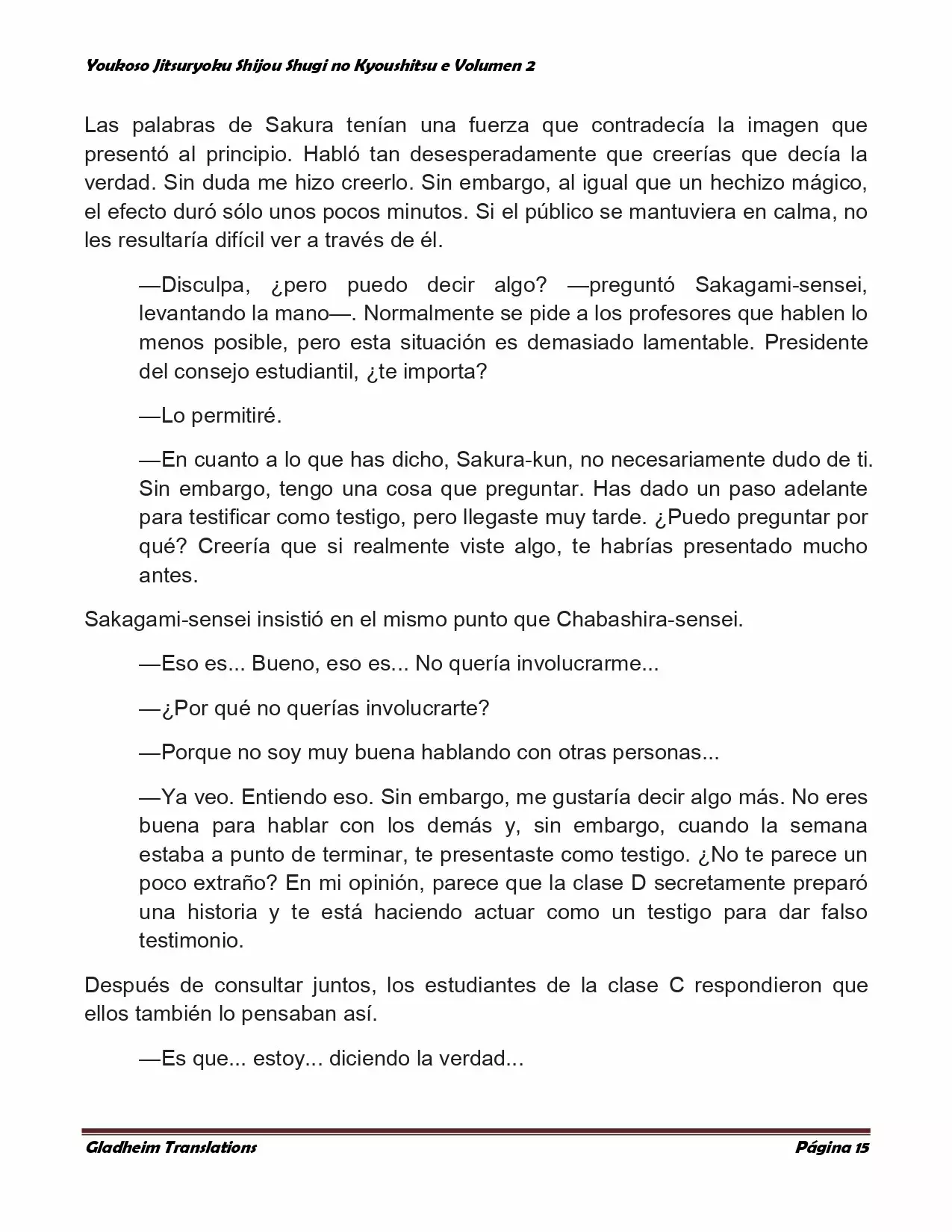 Página 15 del Manga