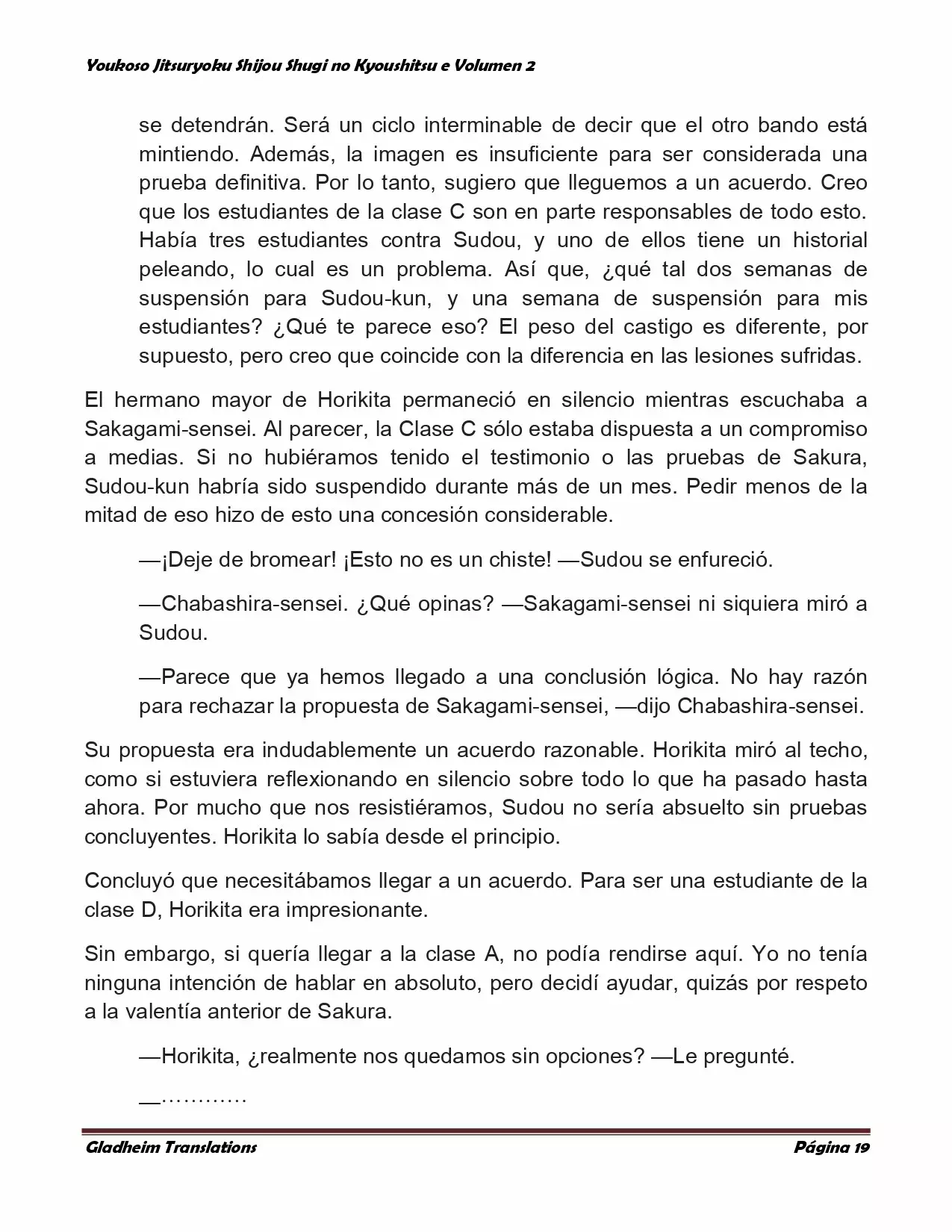 Página 19 del Manga