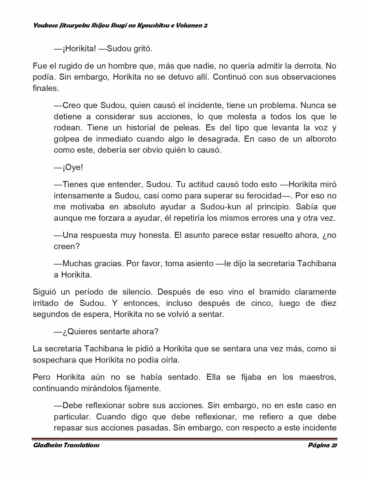 Página 21 del Manga