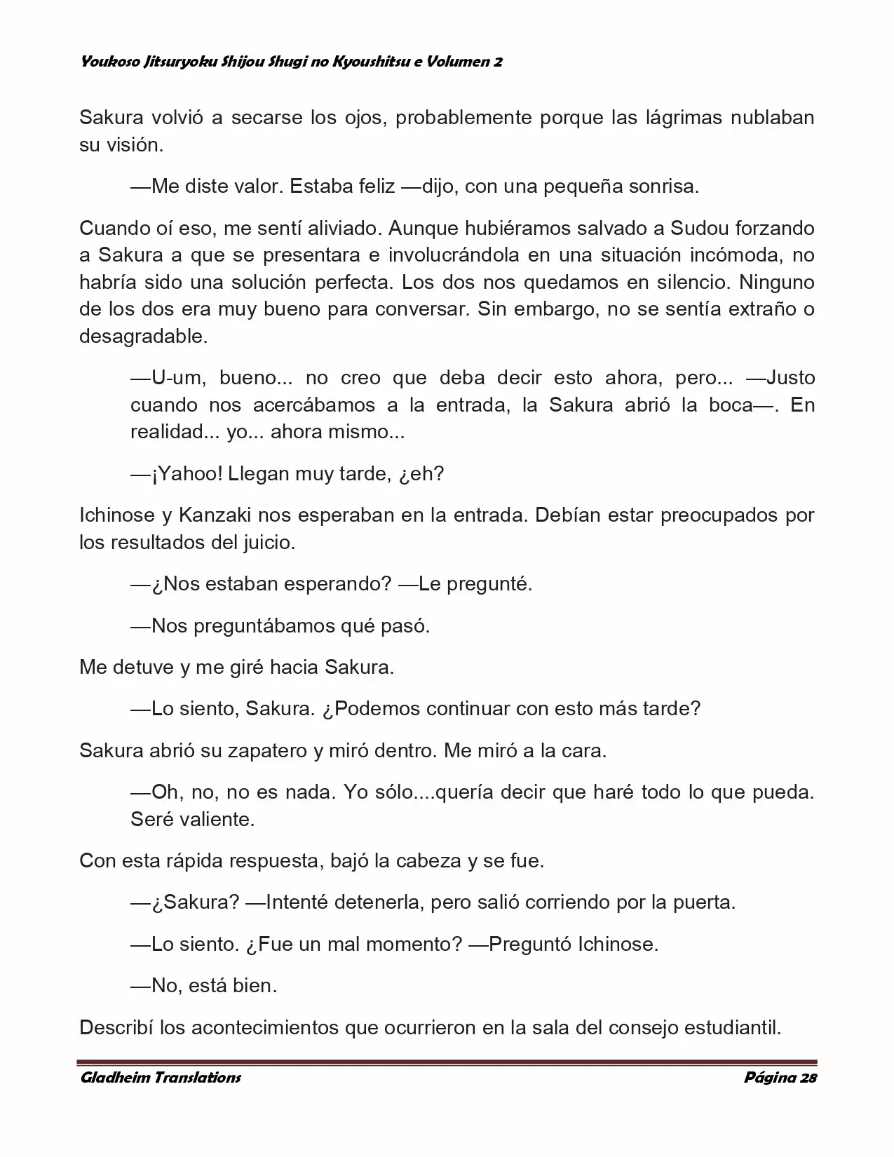 Página 28 del Manga