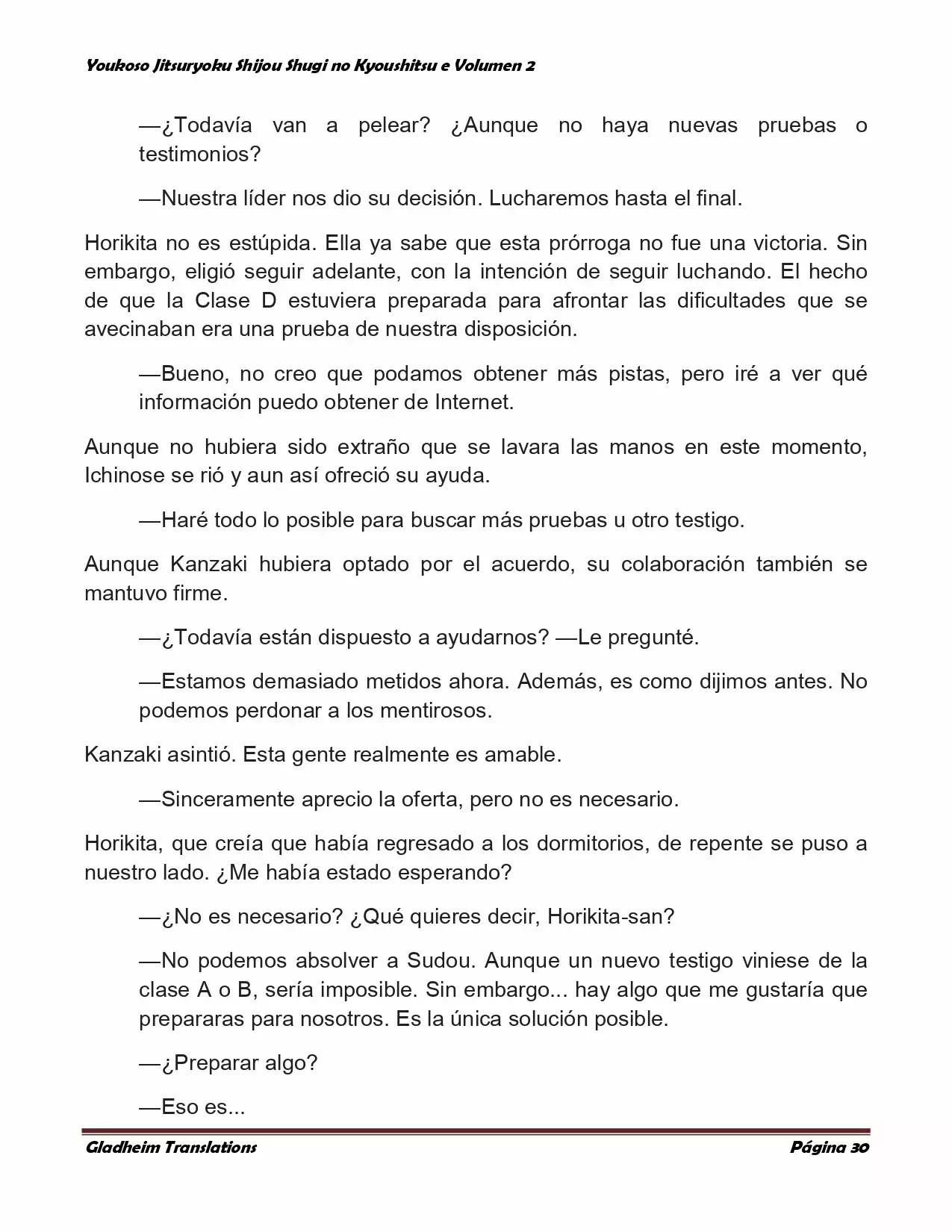 Página 30 del Manga