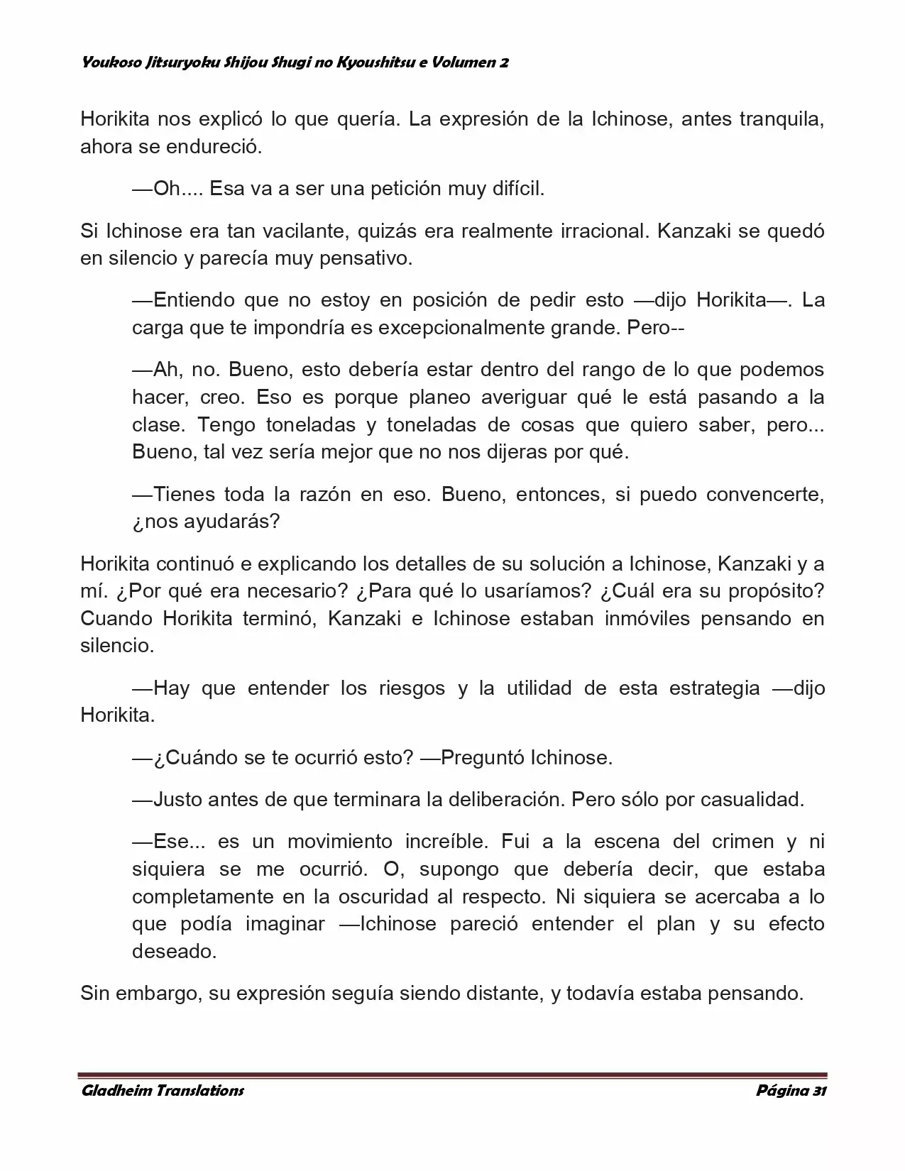 Página 31 del Manga