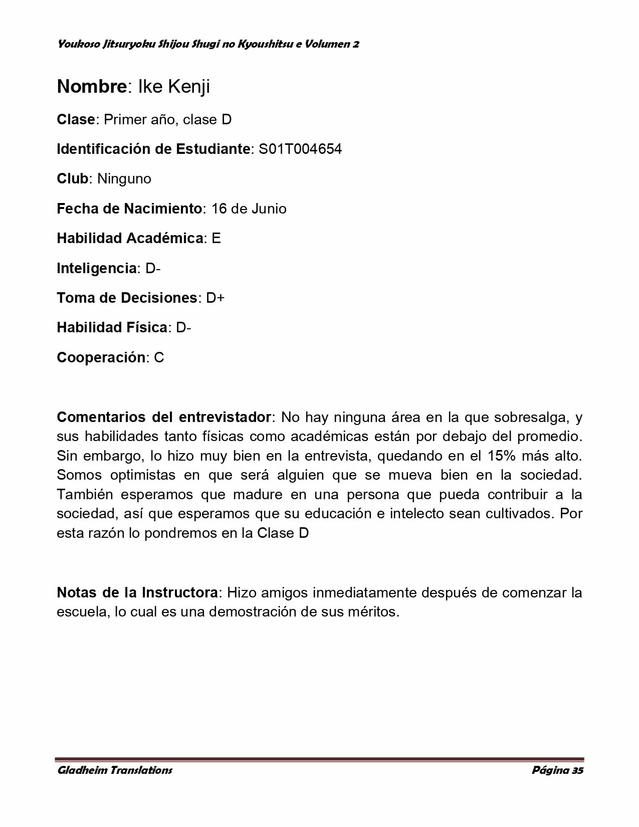 Página 35 del Manga