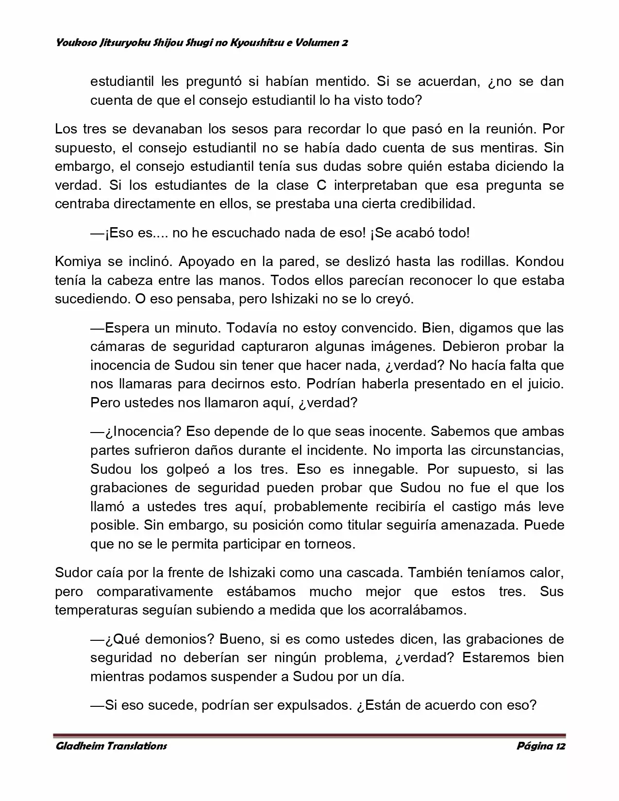 Página 12 del Manga