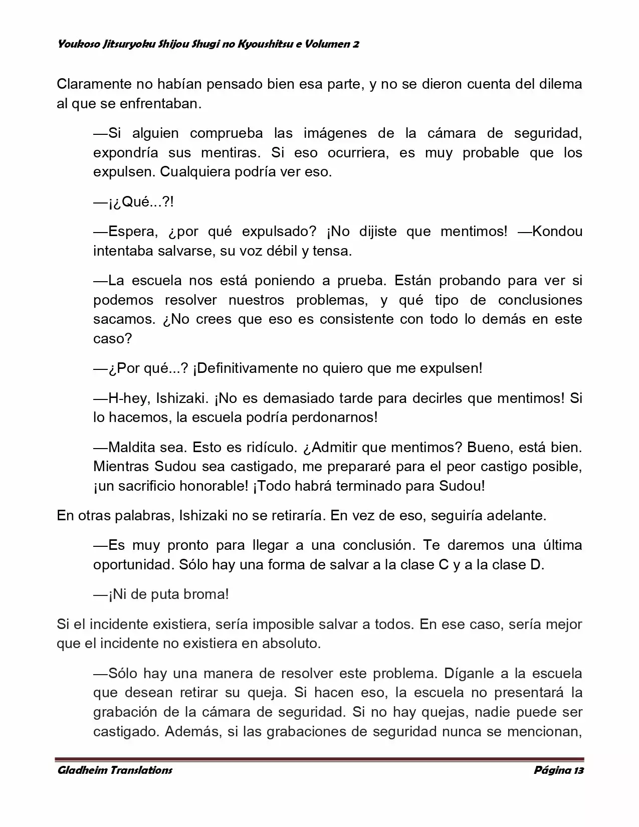 Página 13 del Manga