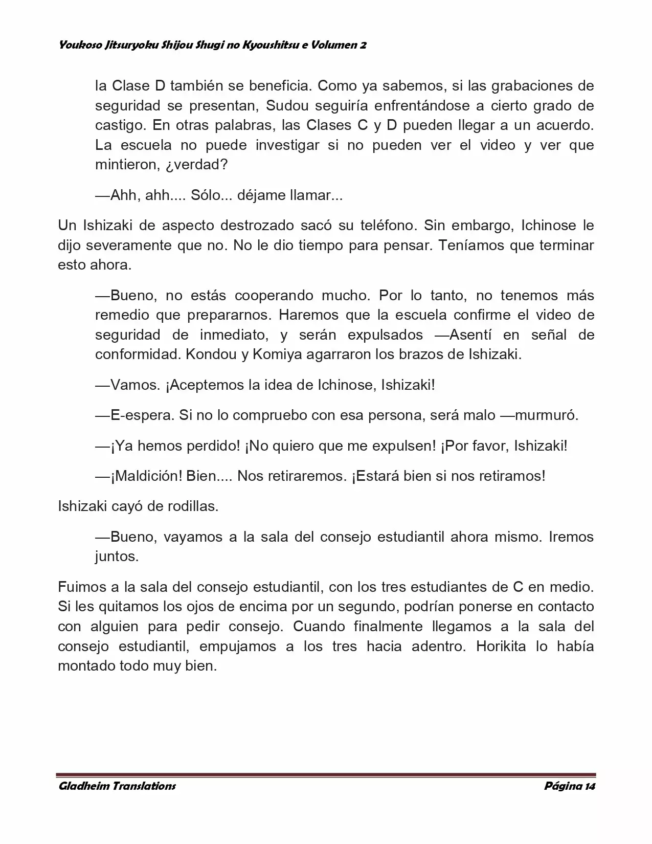 Página 14 del Manga