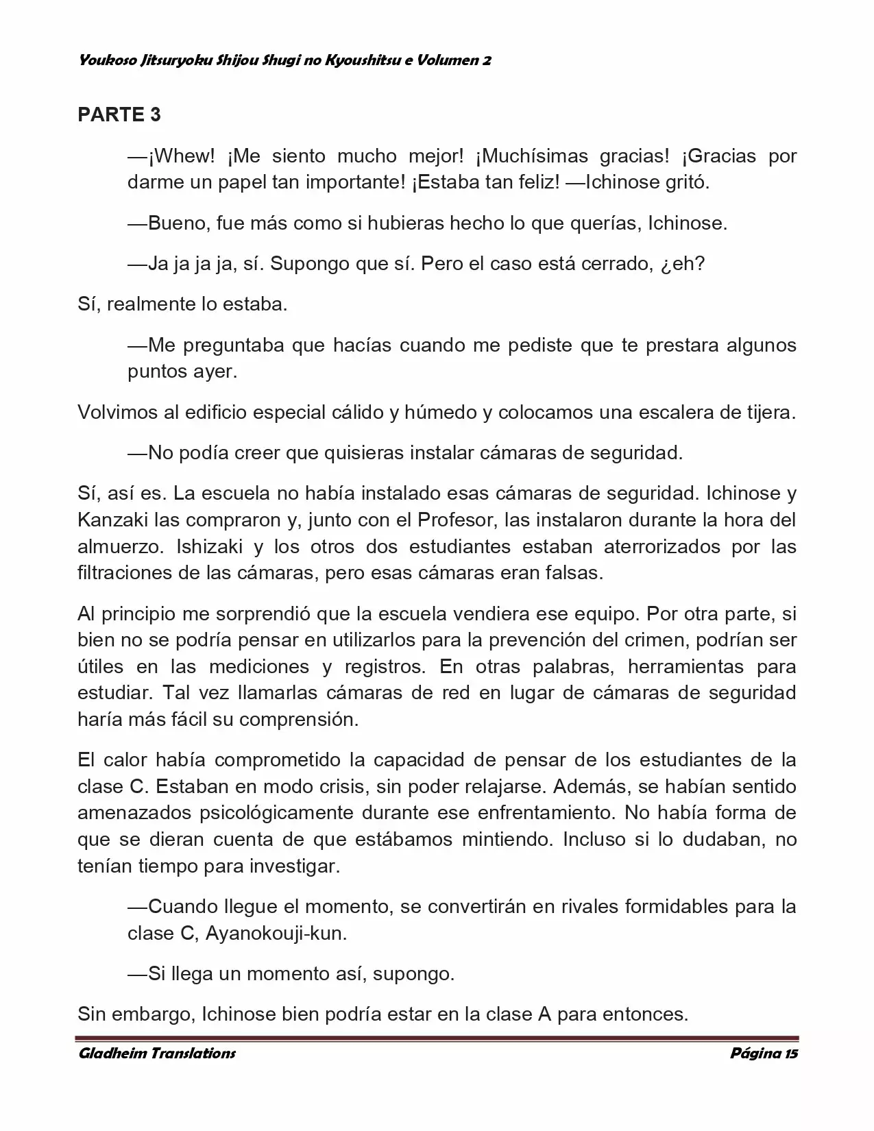 Página 15 del Manga