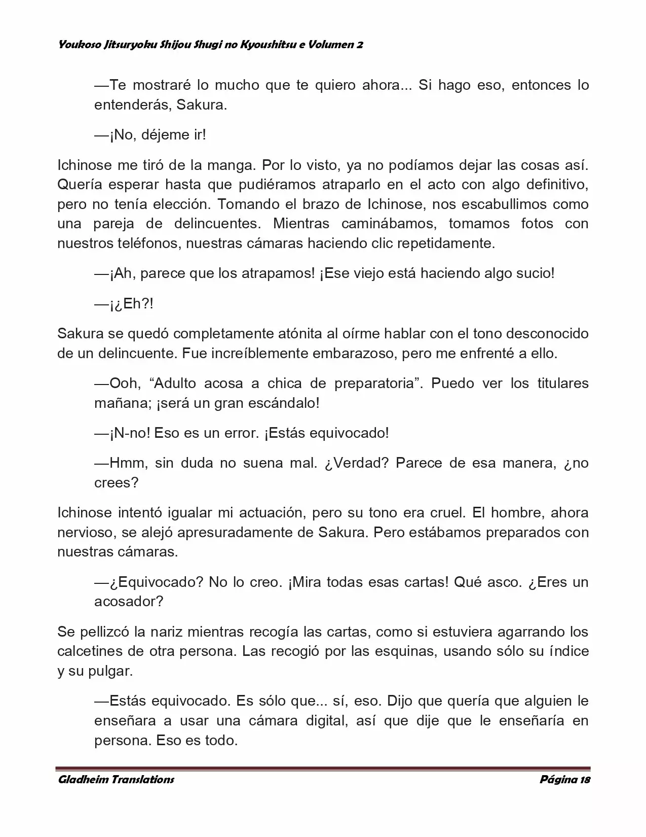 Página 18 del Manga