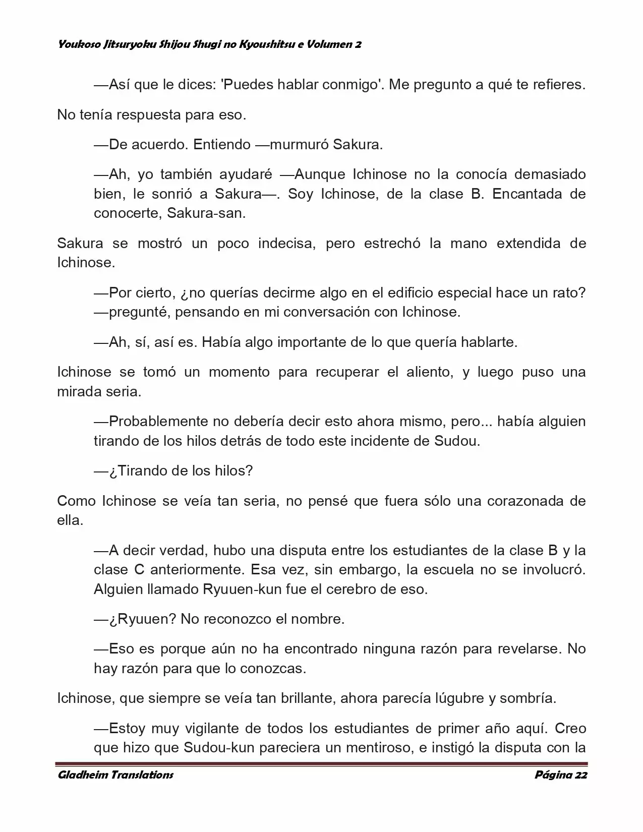 Página 22 del Manga