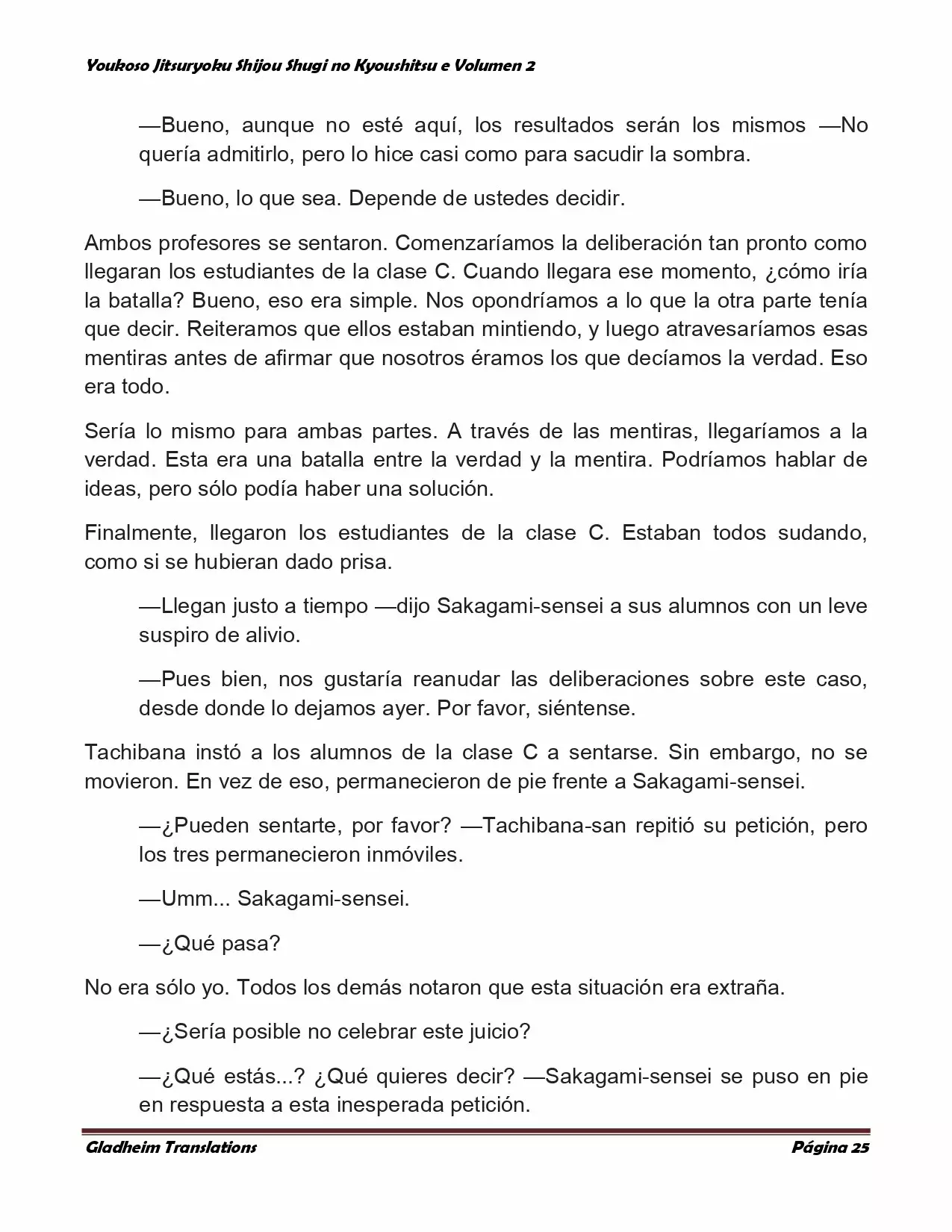 Página 25 del Manga