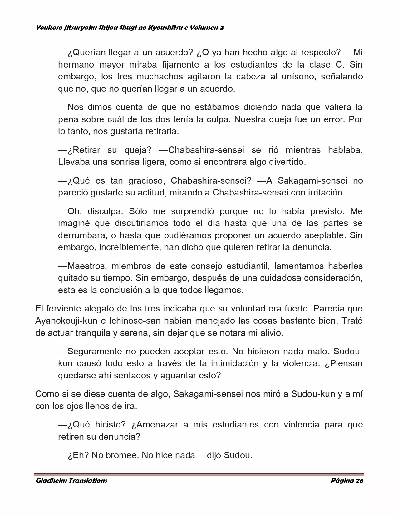 Página 26 del Manga