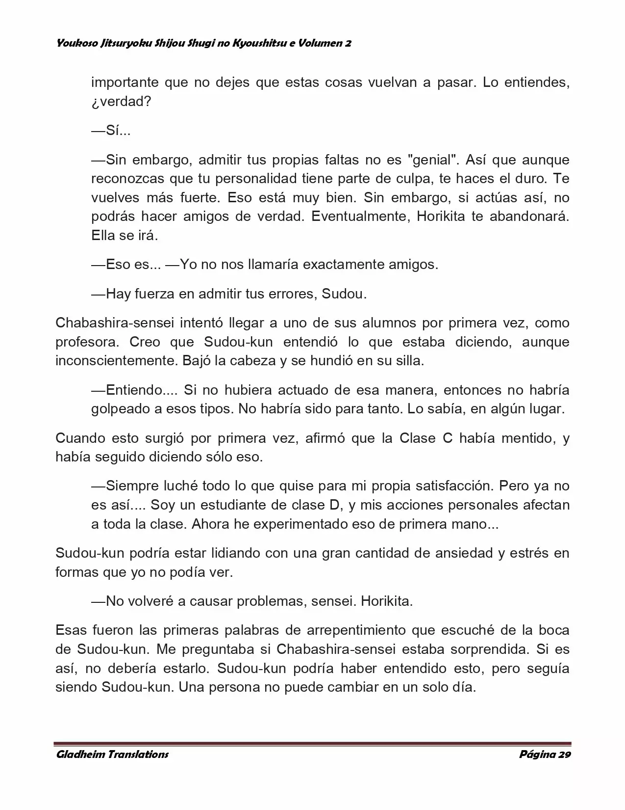 Página 29 del Manga