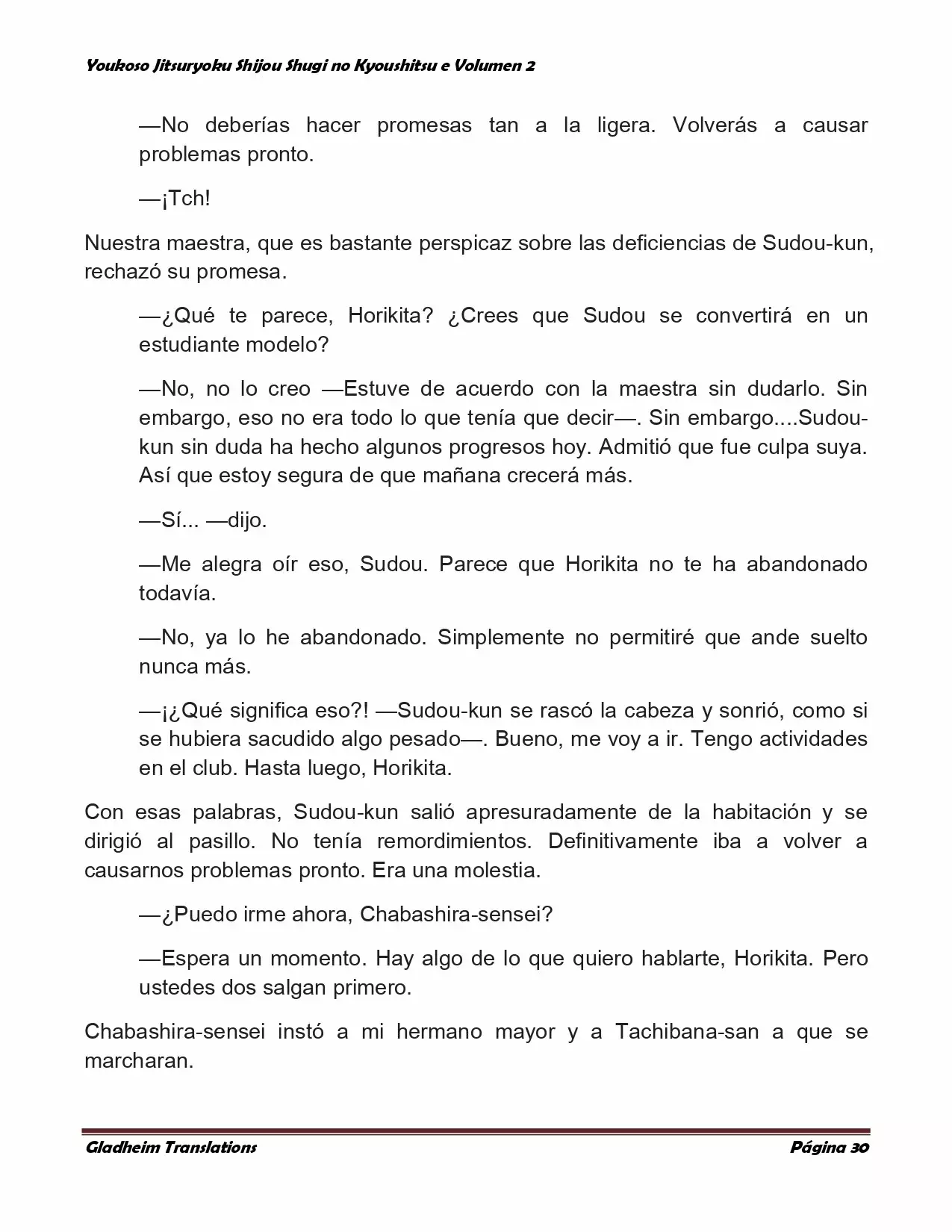 Página 30 del Manga