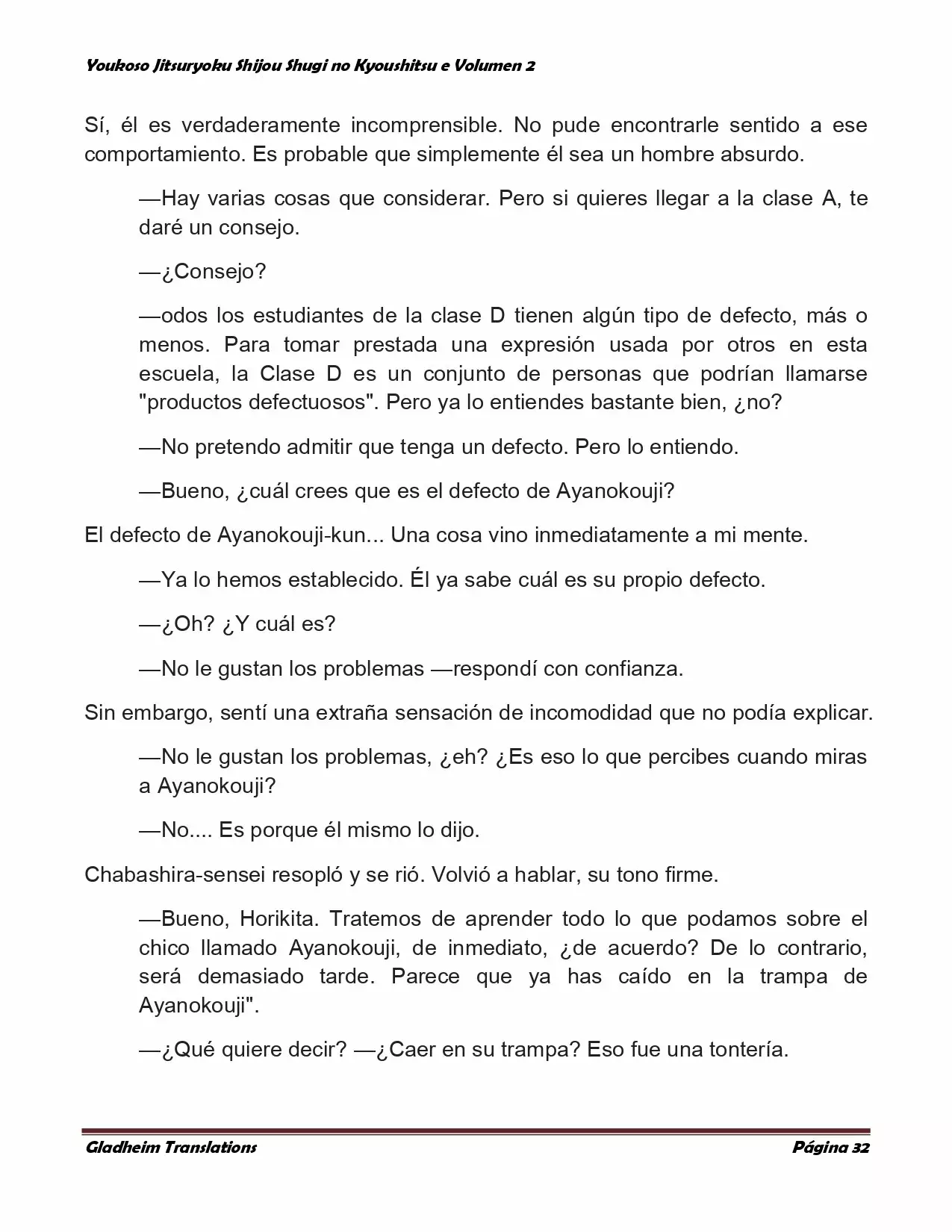 Página 32 del Manga