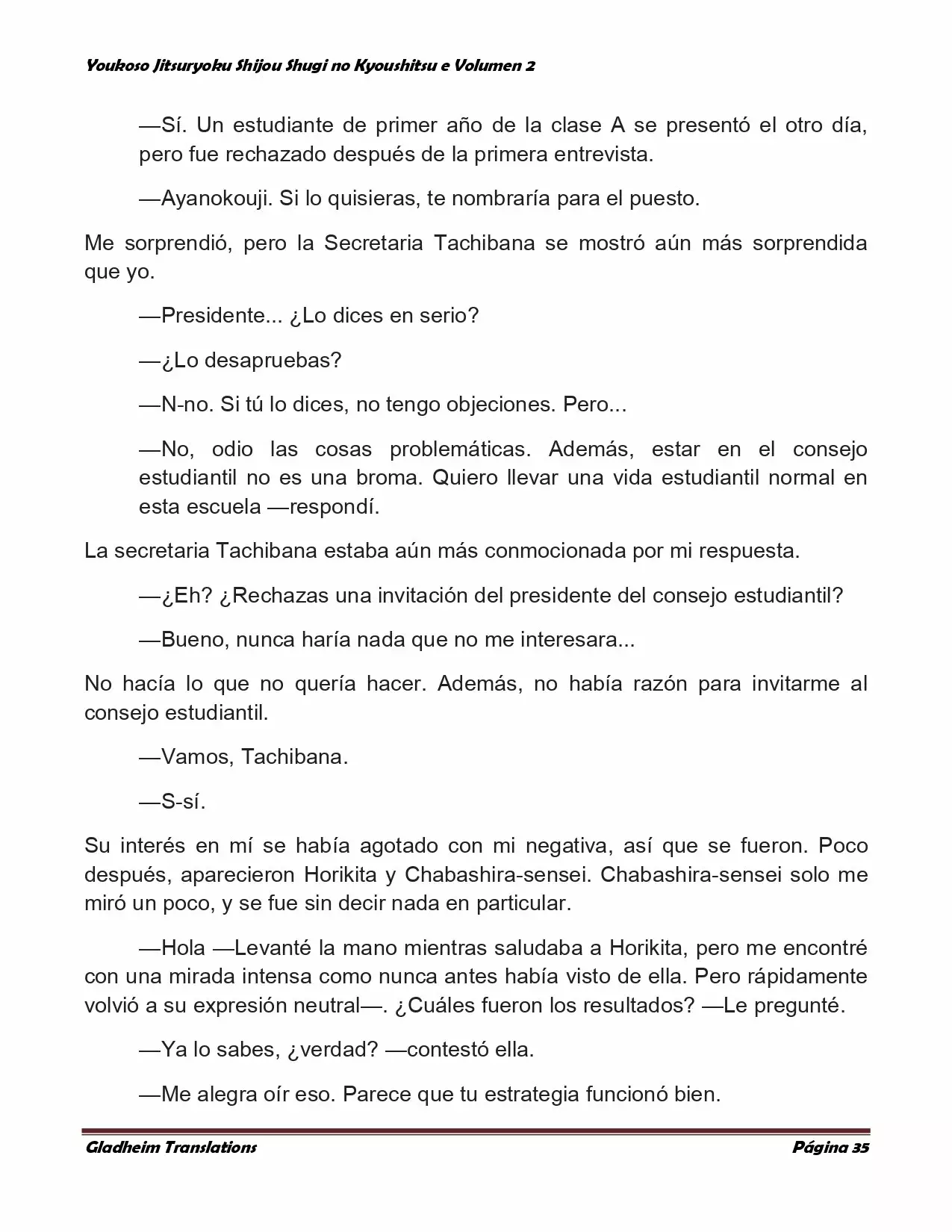 Página 35 del Manga