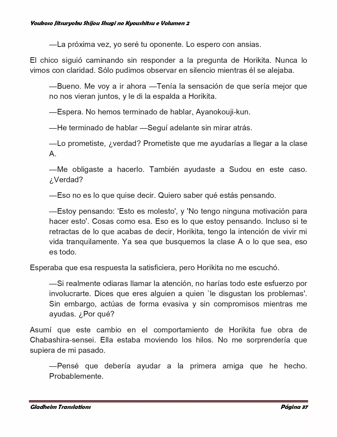 Página 37 del Manga