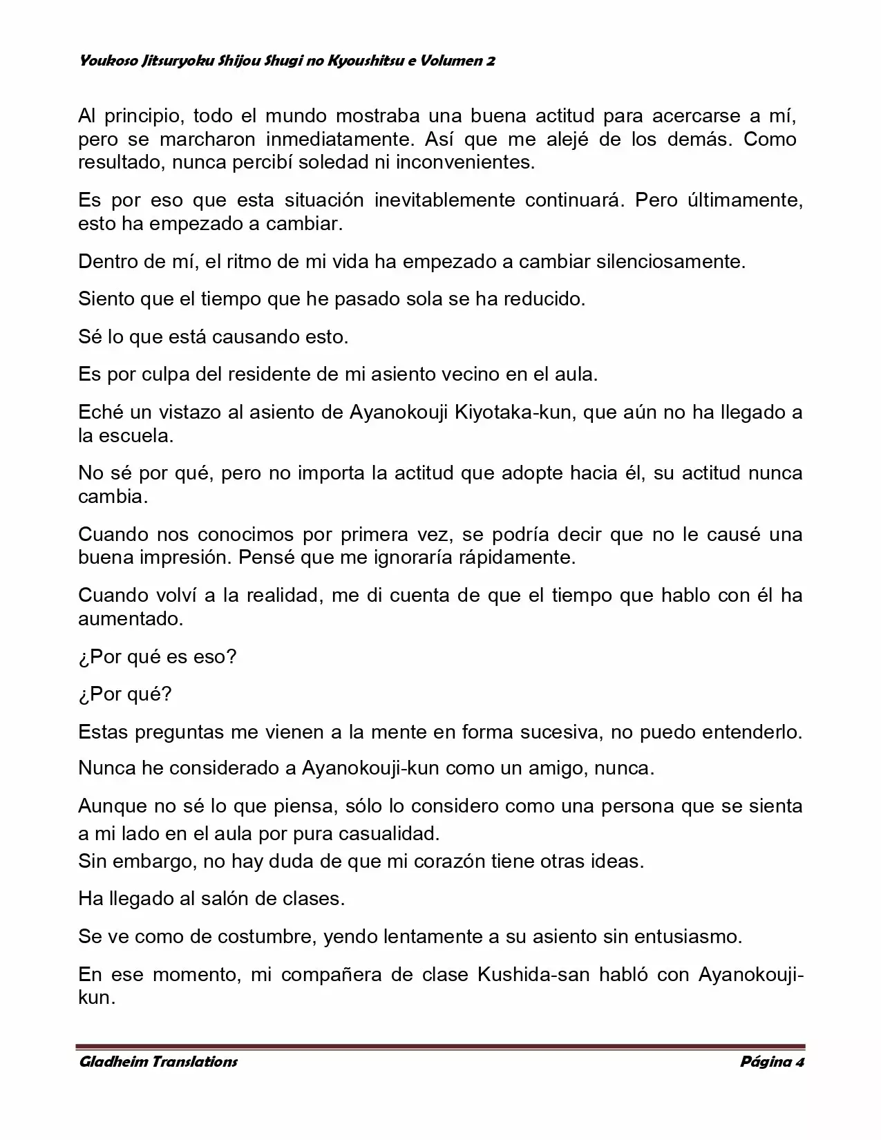 Página 4 del Manga