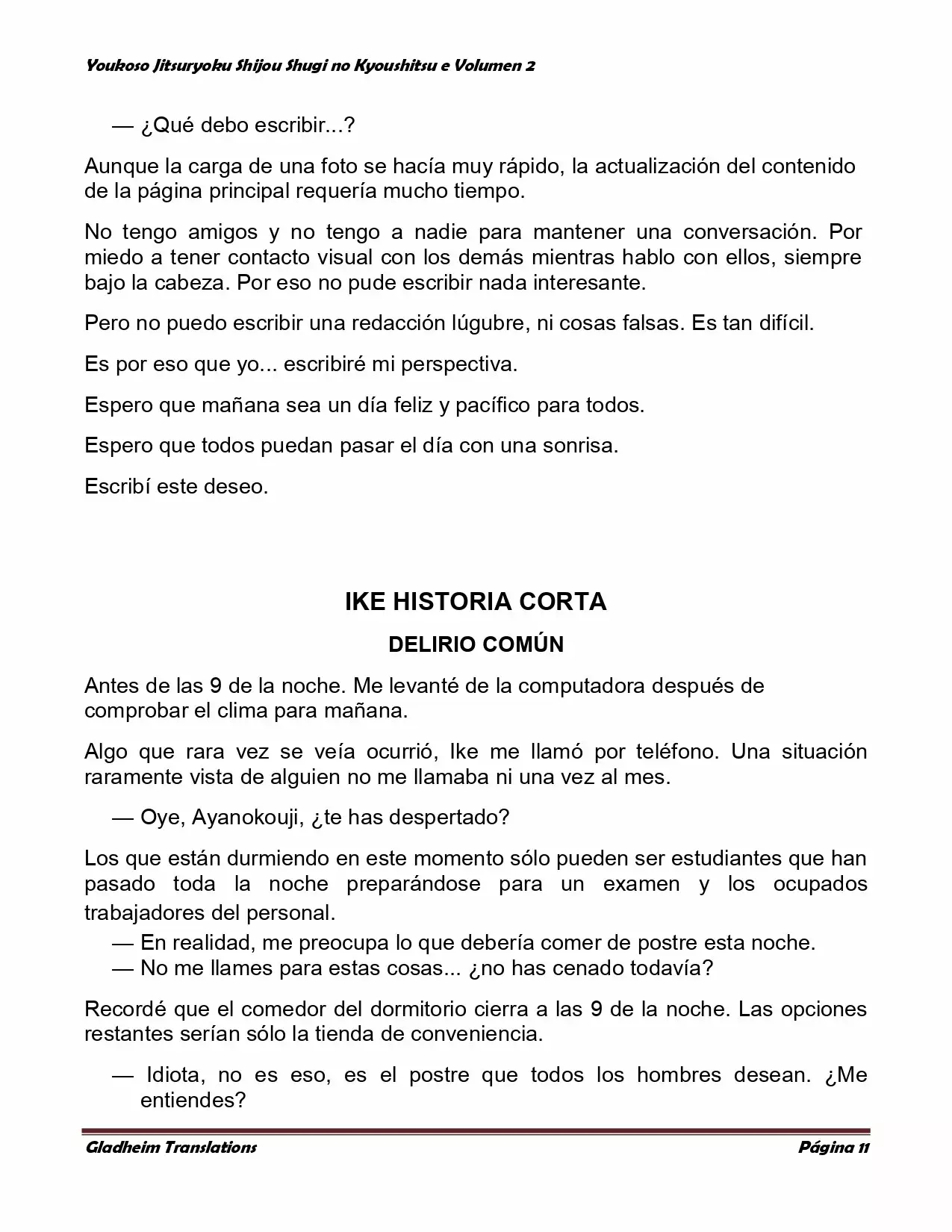 Página 11 del Manga