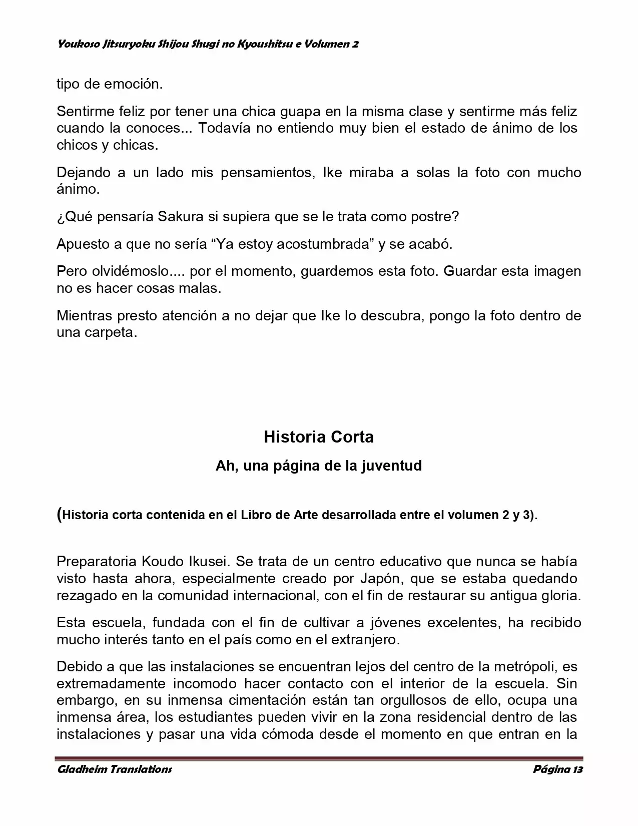 Página 13 del Manga