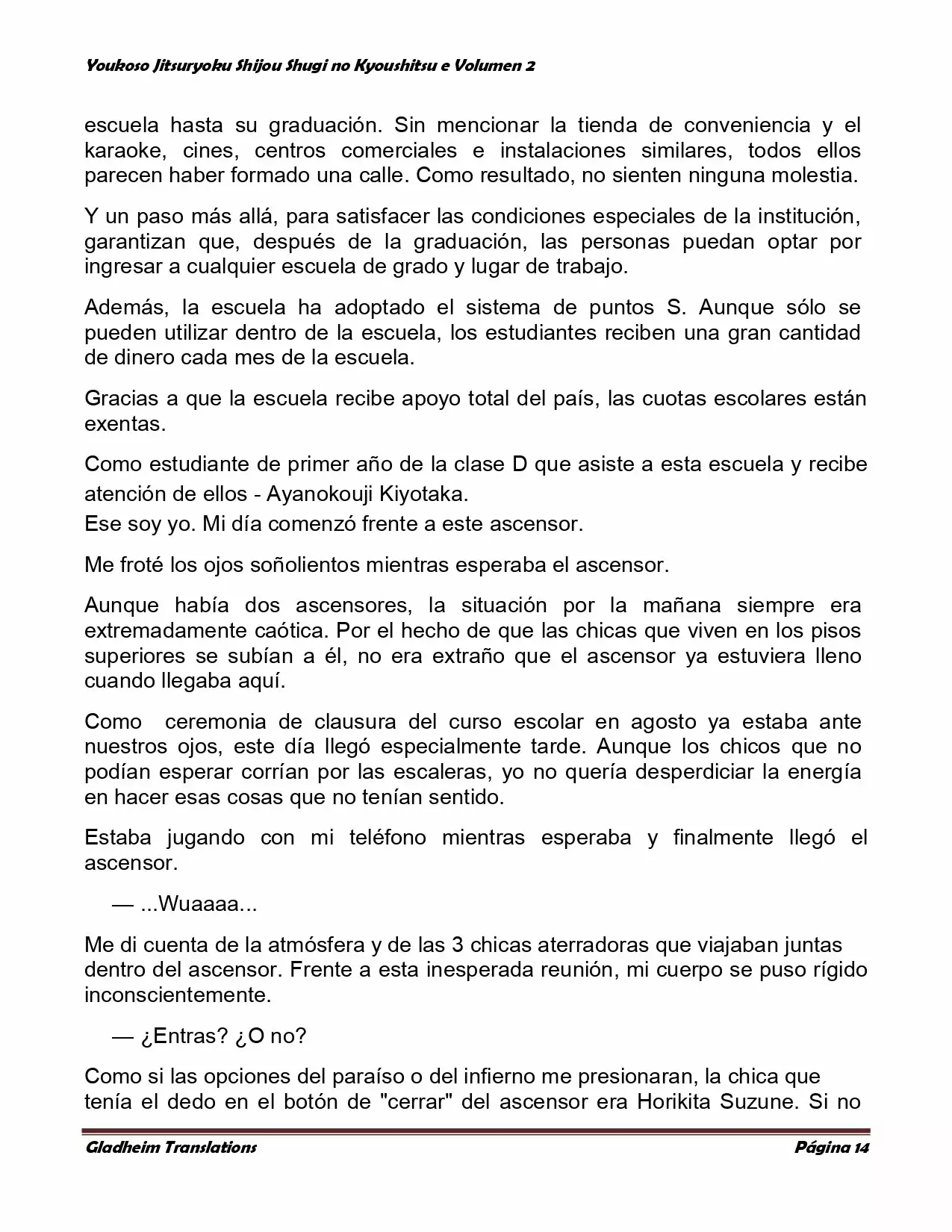 Página 14 del Manga