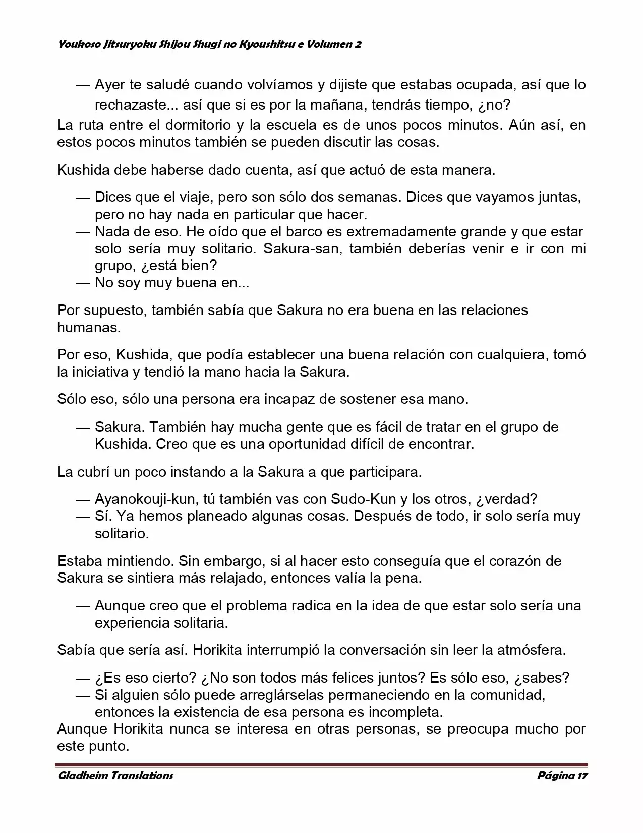 Página 17 del Manga