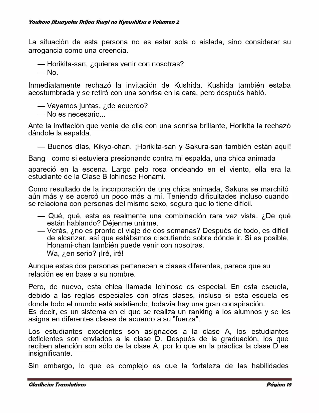 Página 18 del Manga