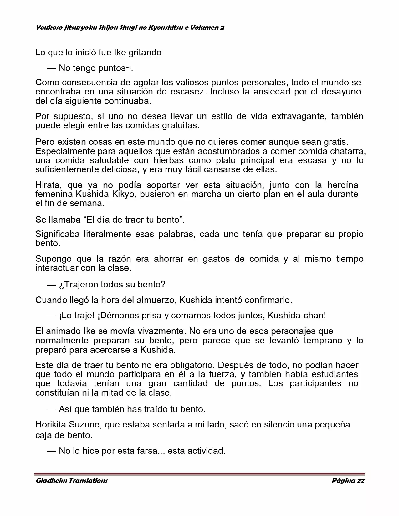 Página 22 del Manga