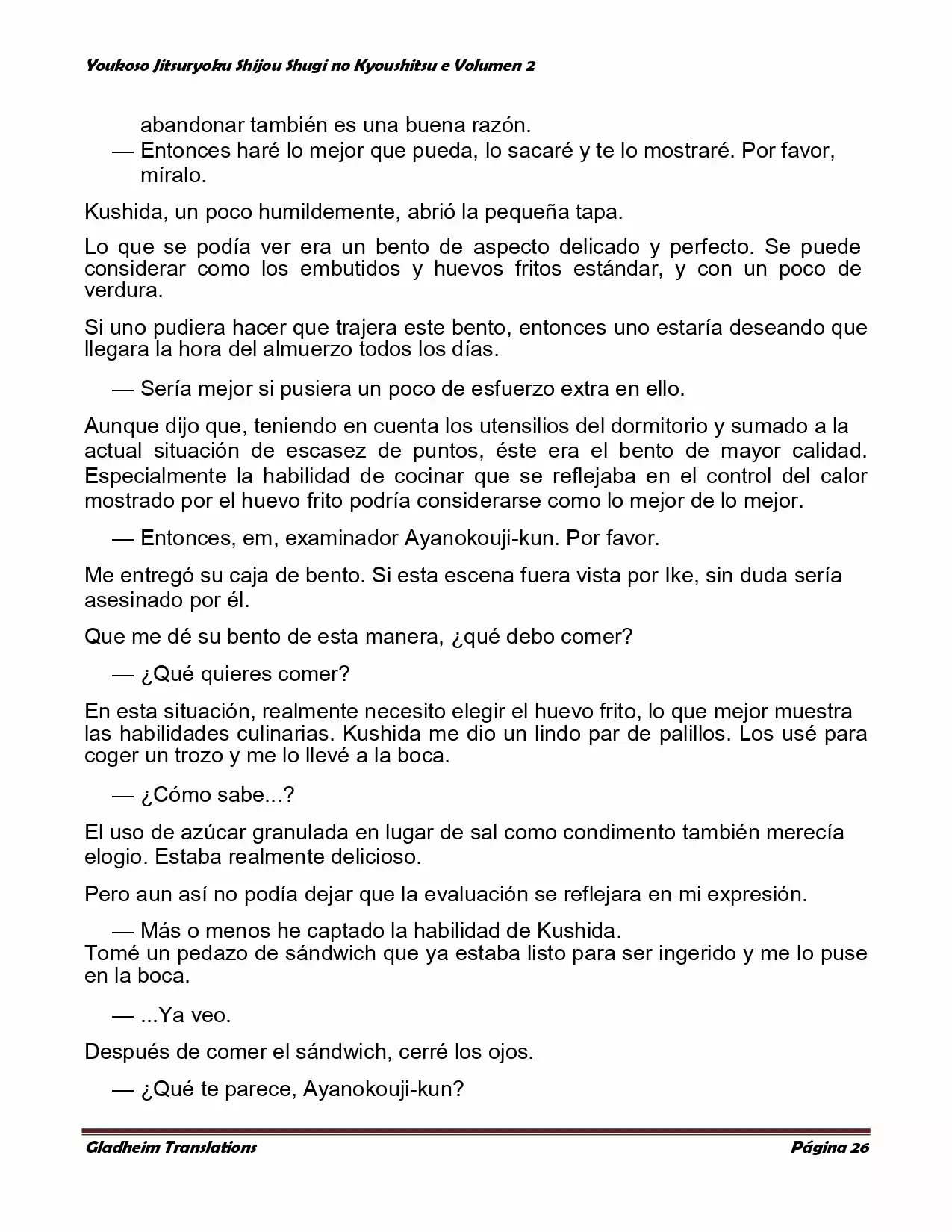 Página 26 del Manga