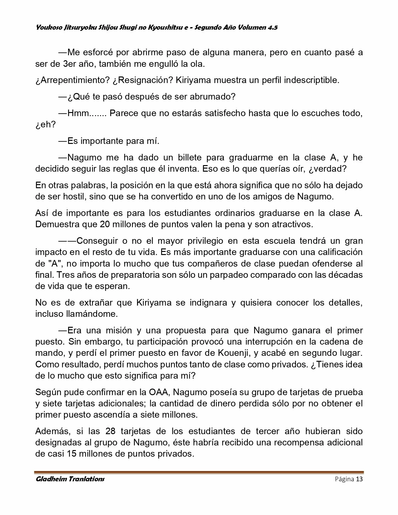 Página 13 del Manga