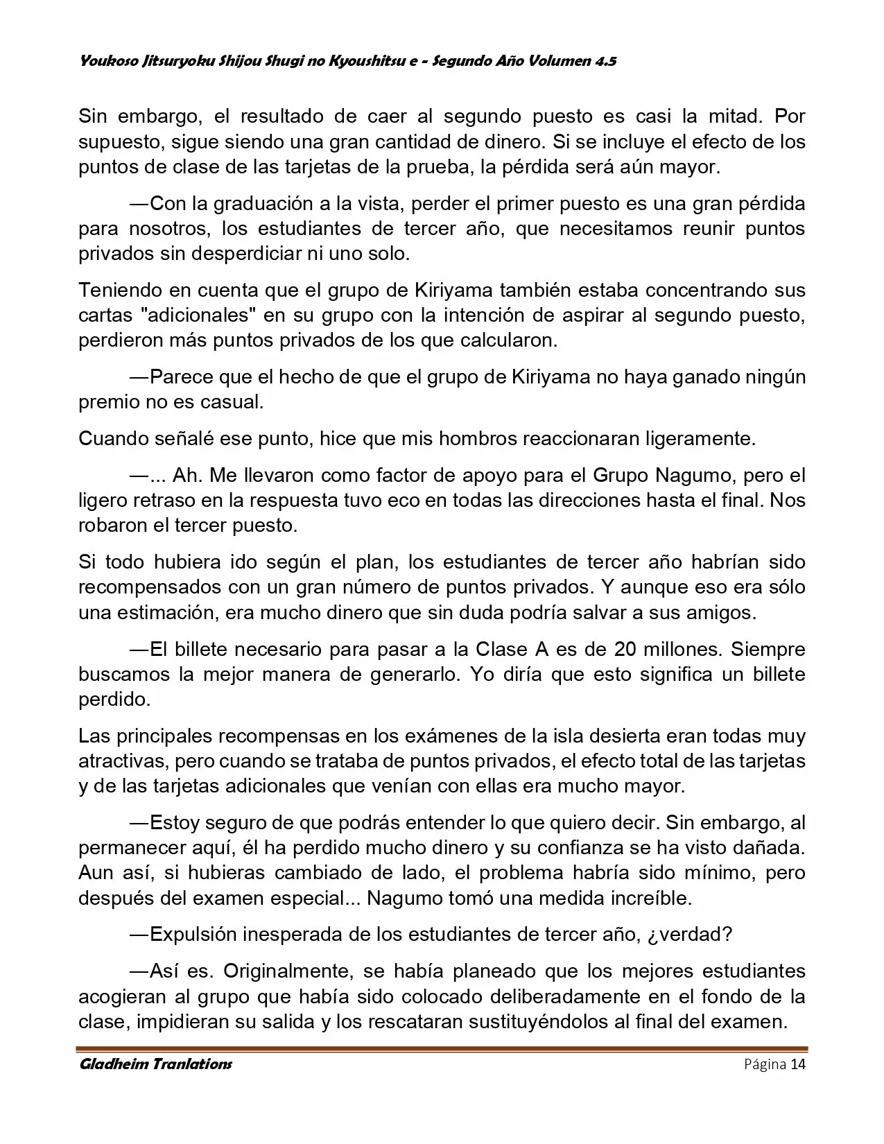 Página 14 del Manga