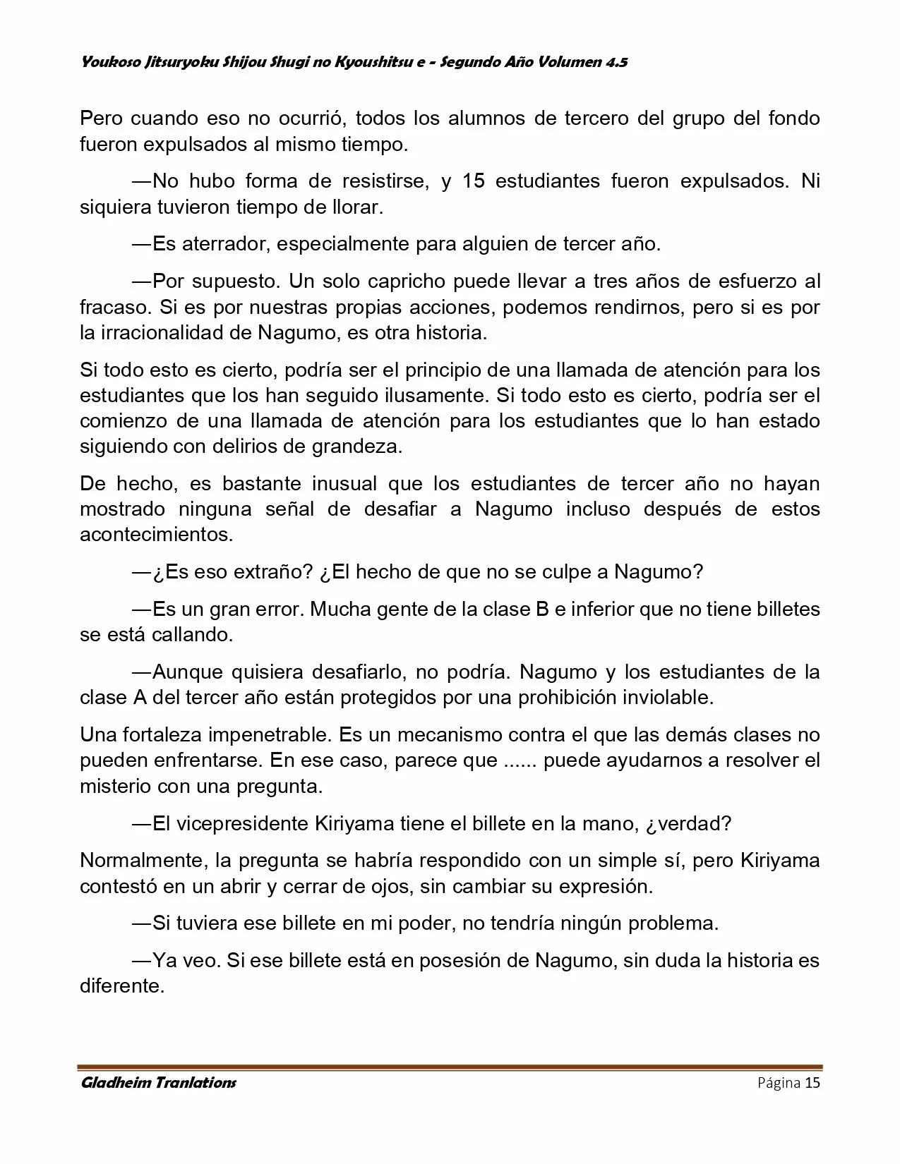 Página 15 del Manga