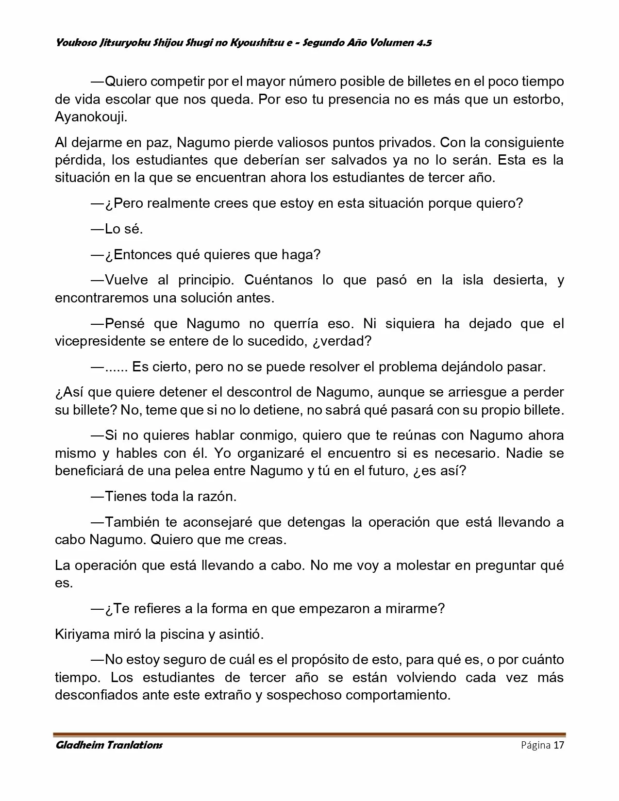 Página 17 del Manga