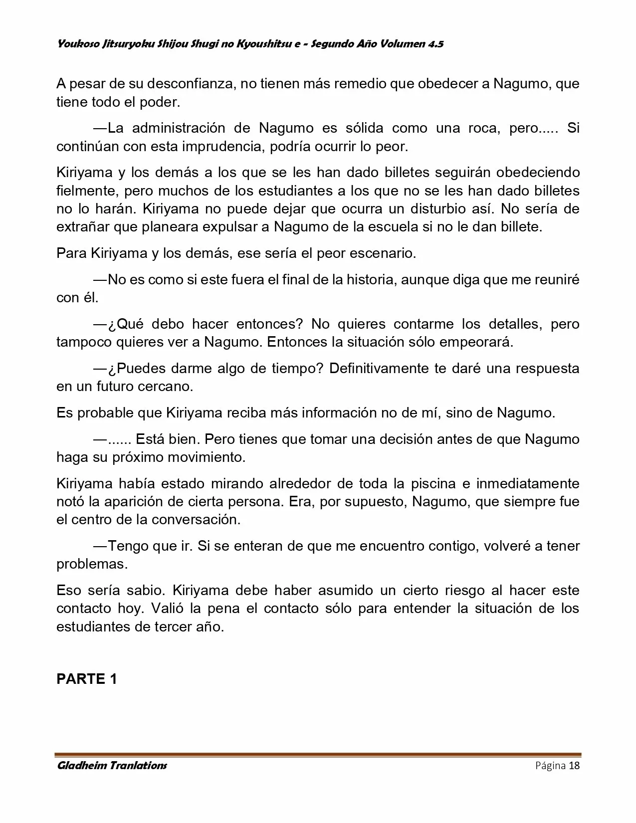 Página 18 del Manga