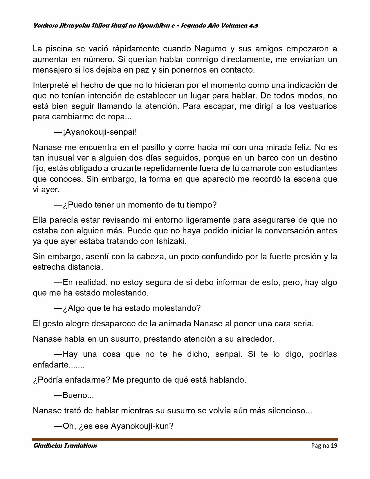 Página 19 del Manga