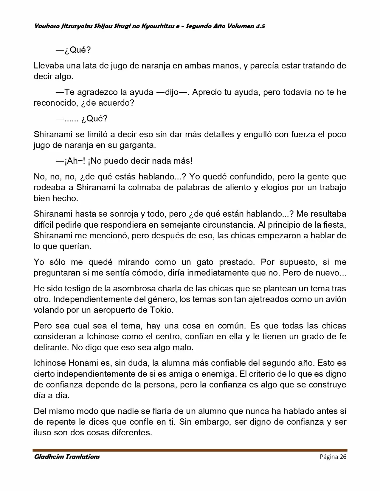 Página 26 del Manga