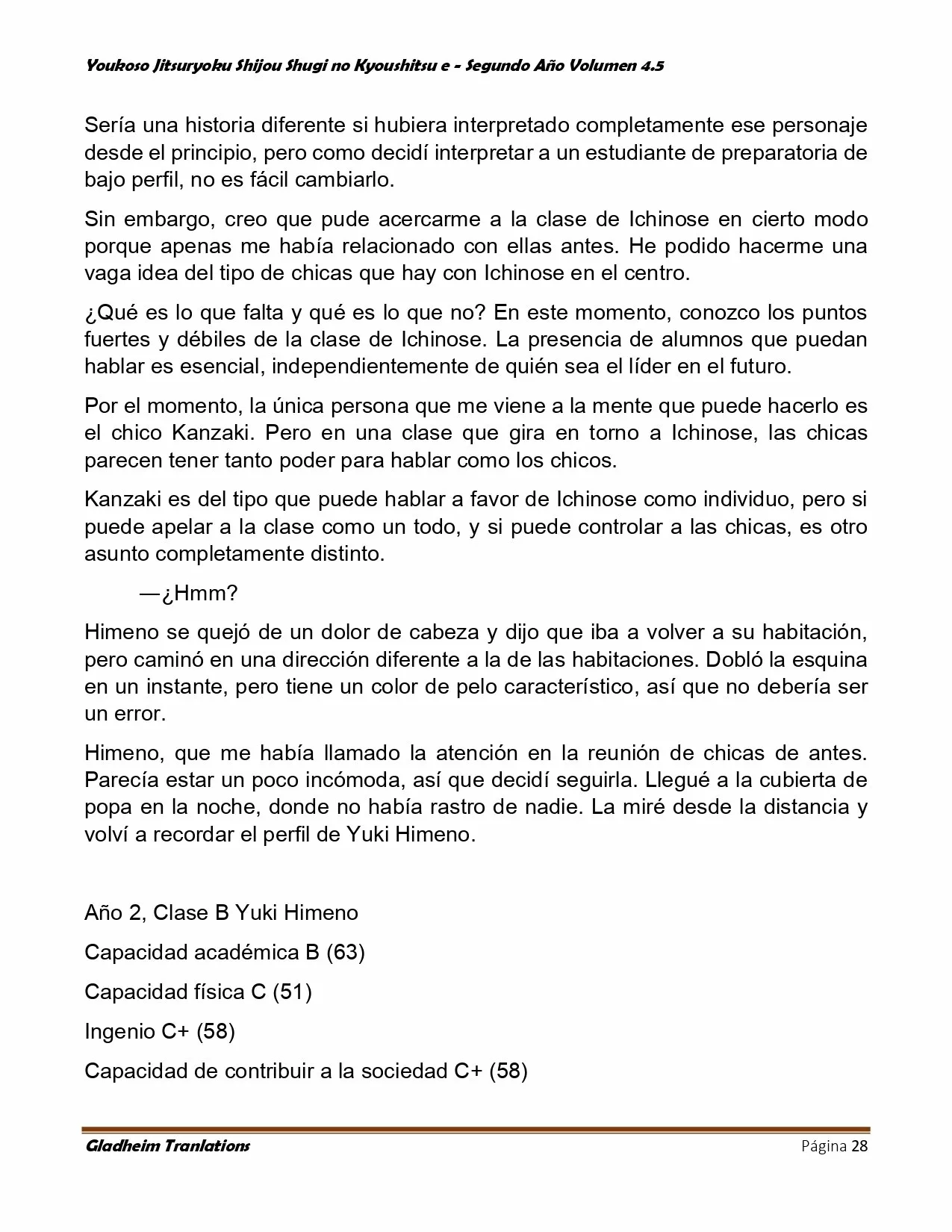 Página 28 del Manga