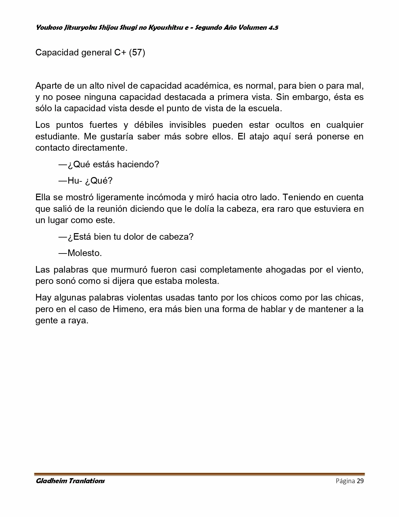 Página 29 del Manga