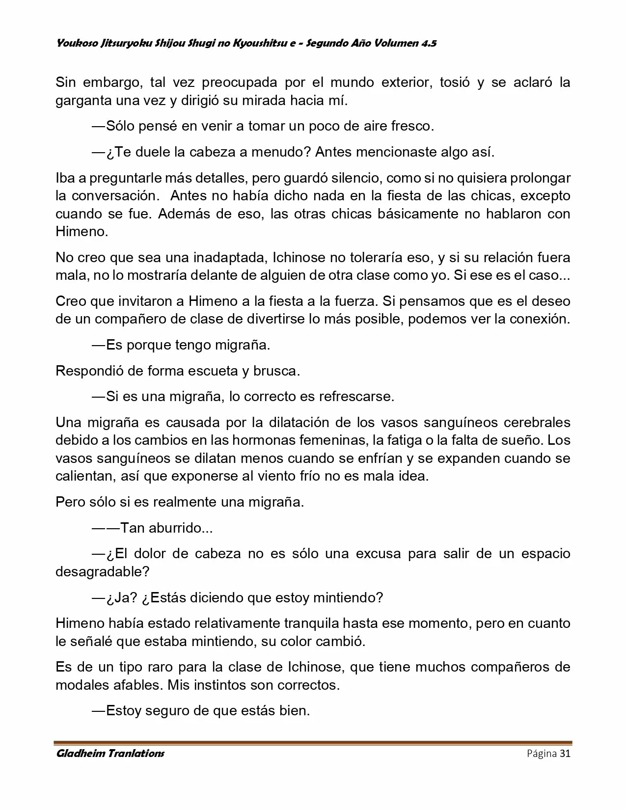 Página 31 del Manga