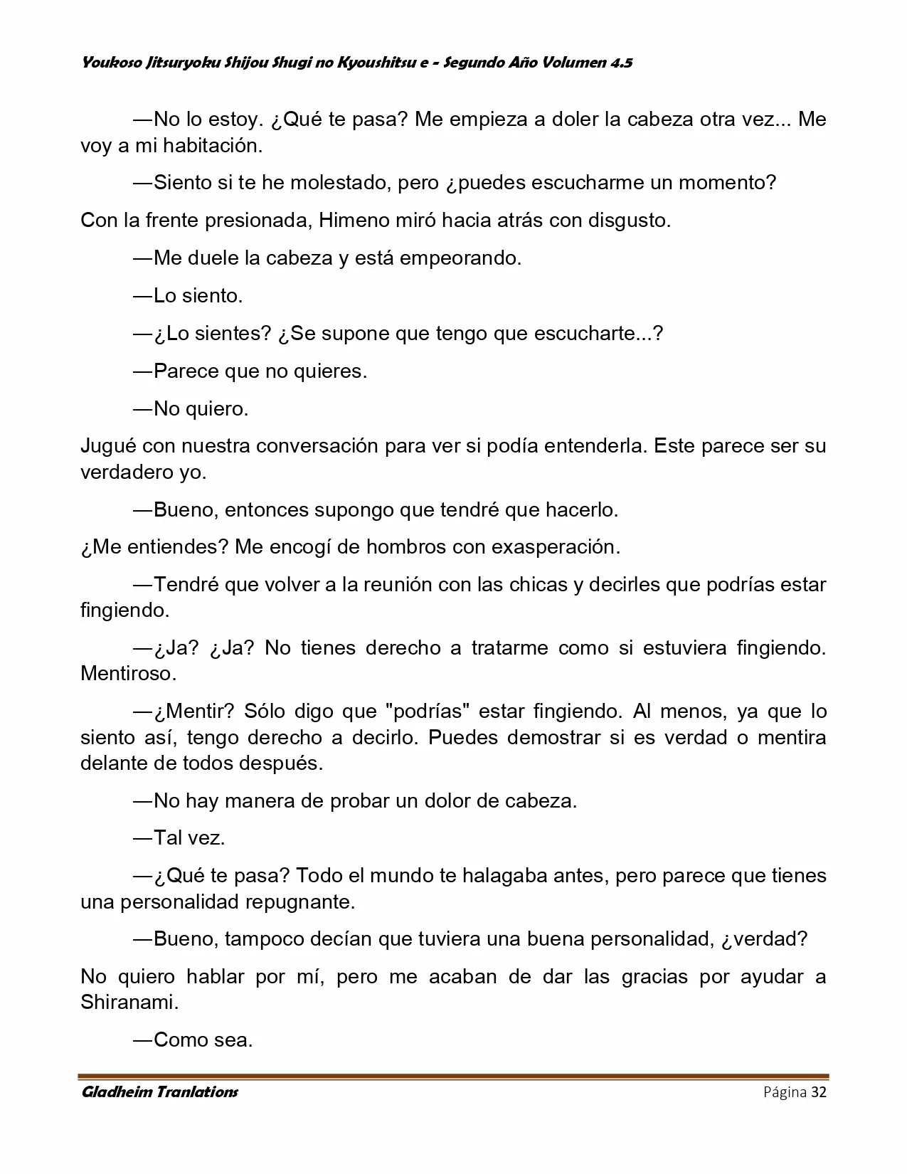 Página 32 del Manga