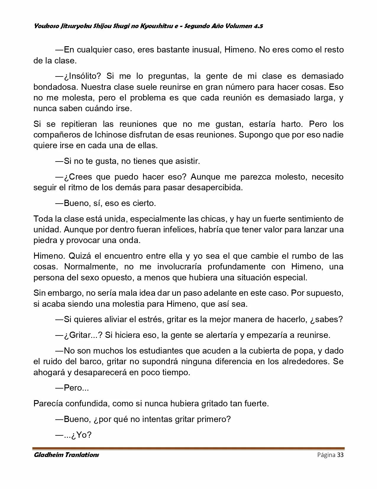 Página 33 del Manga