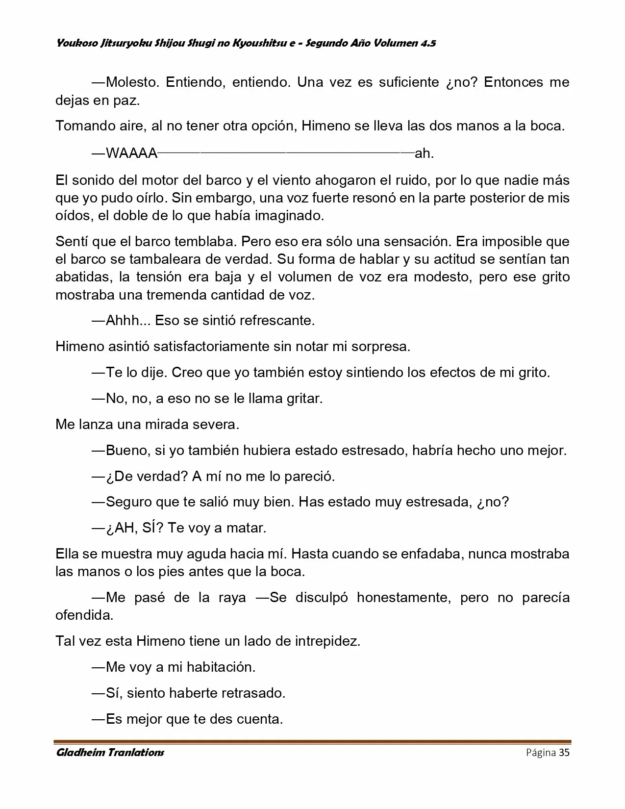 Página 35 del Manga