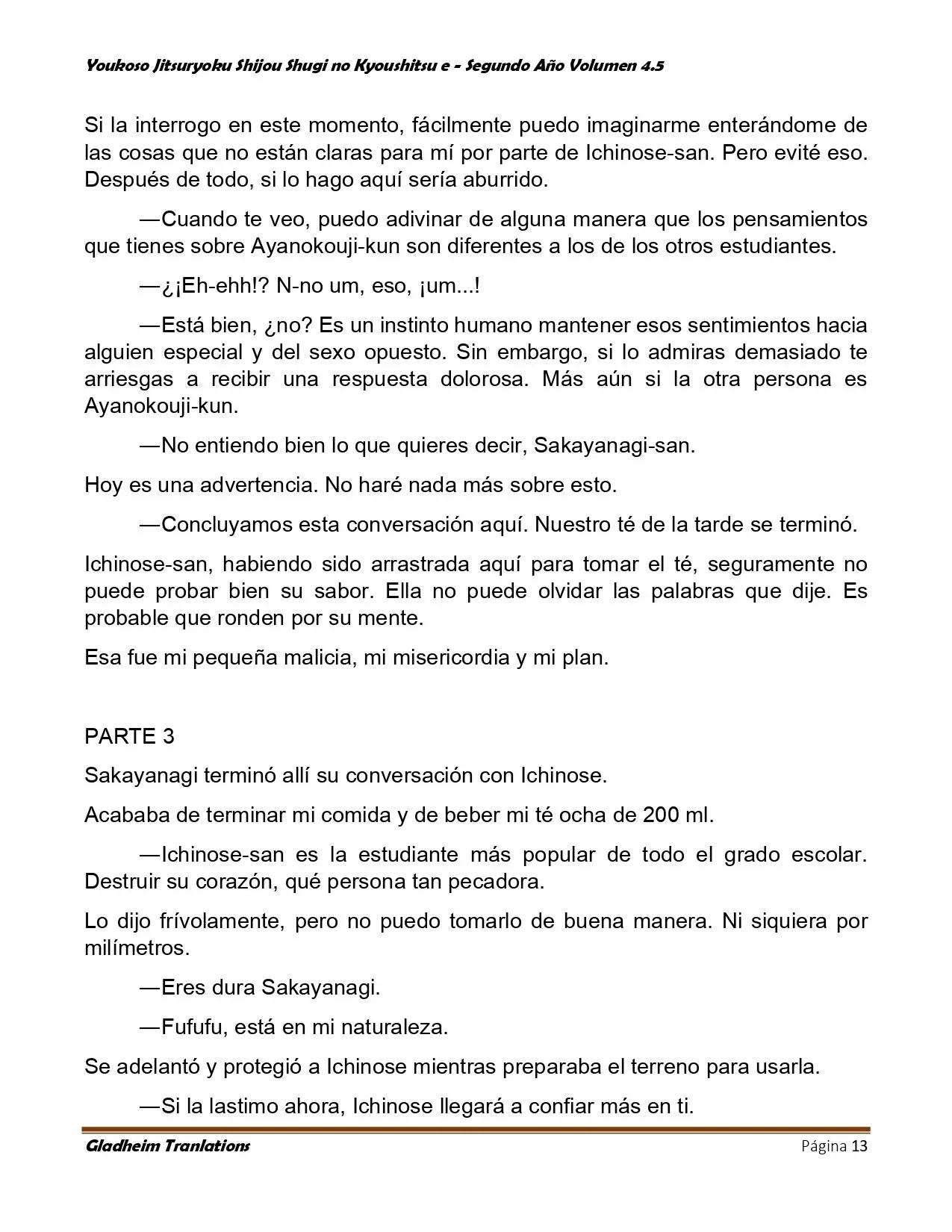 Página 13 del Manga