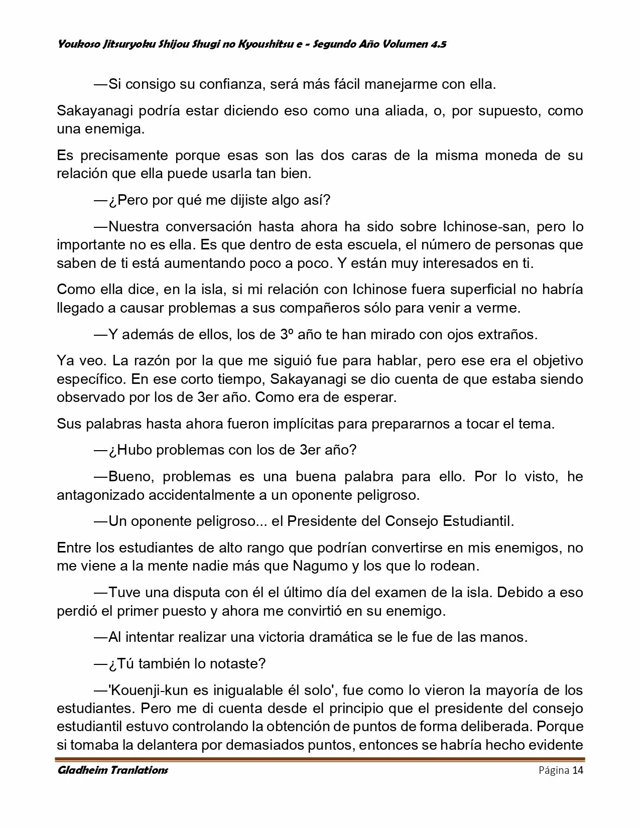 Página 14 del Manga