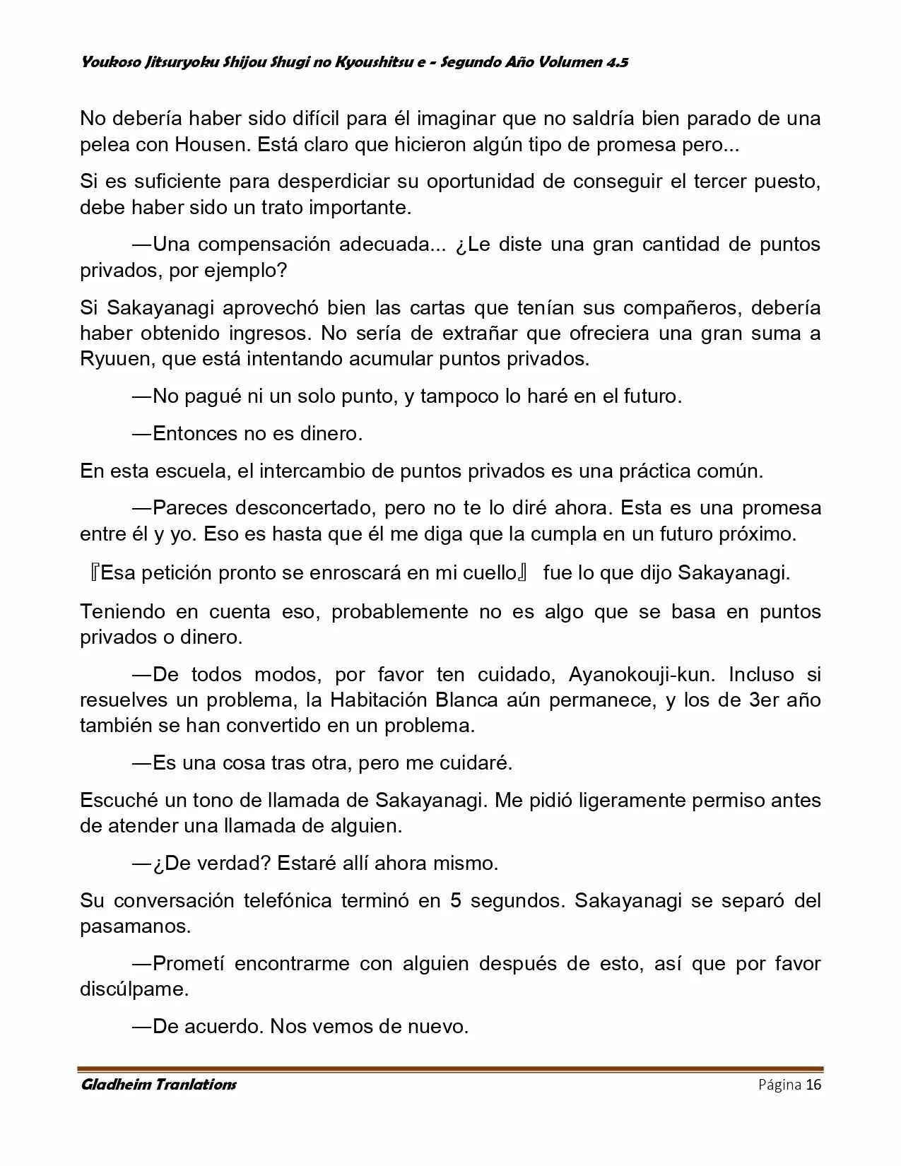 Página 16 del Manga