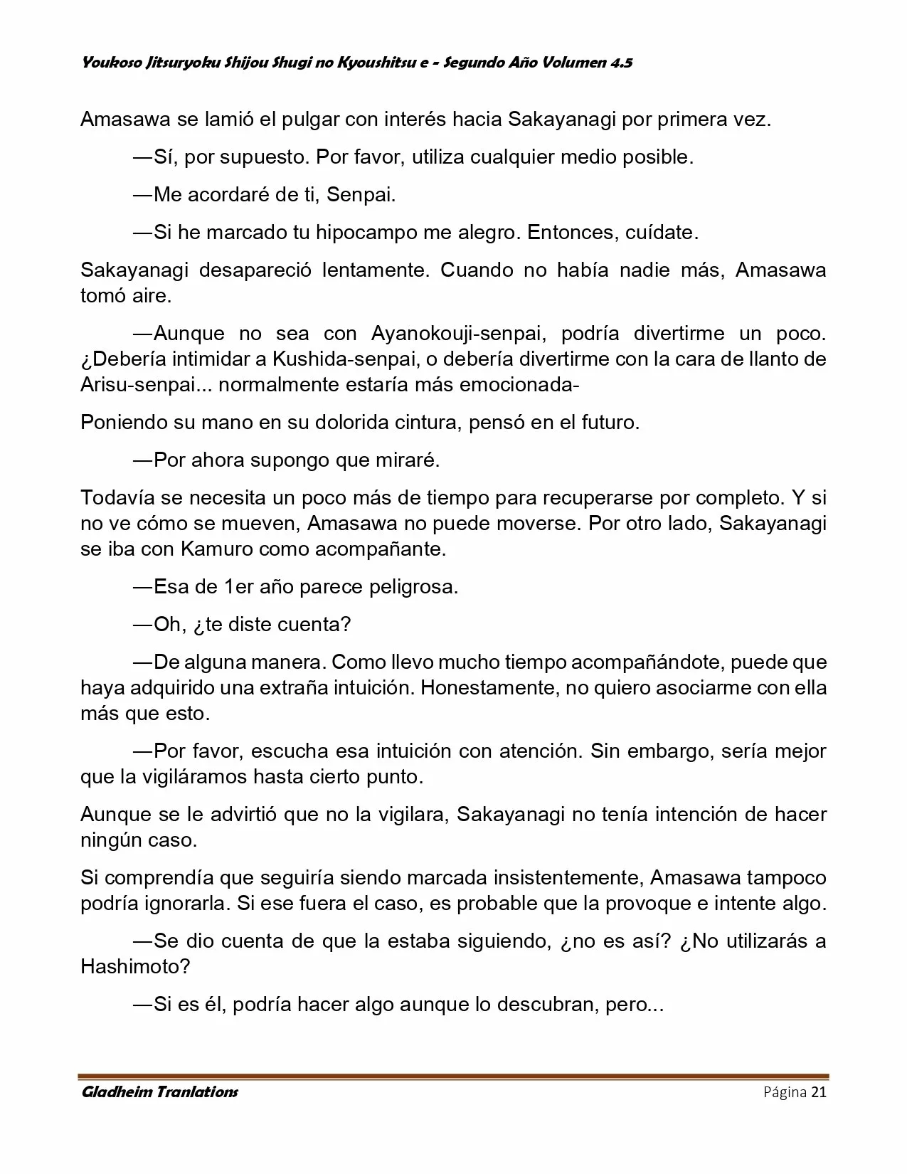 Página 21 del Manga