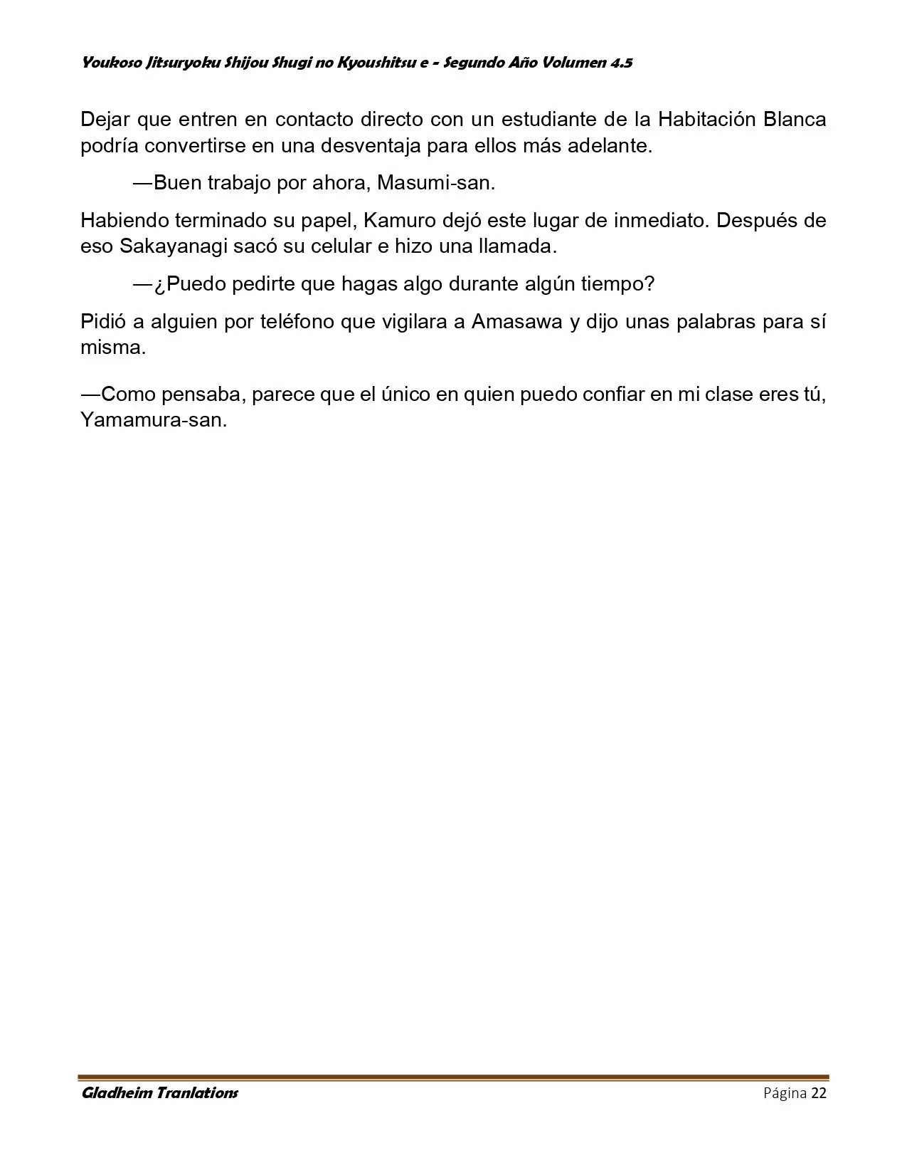 Página 22 del Manga